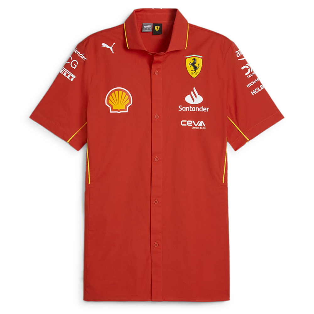 PUMA Scuderia Ferrari Team Short Sleeve Polo Shirt PUMA Scuderia Ferrari Team Short Sleeve Polo Shirt