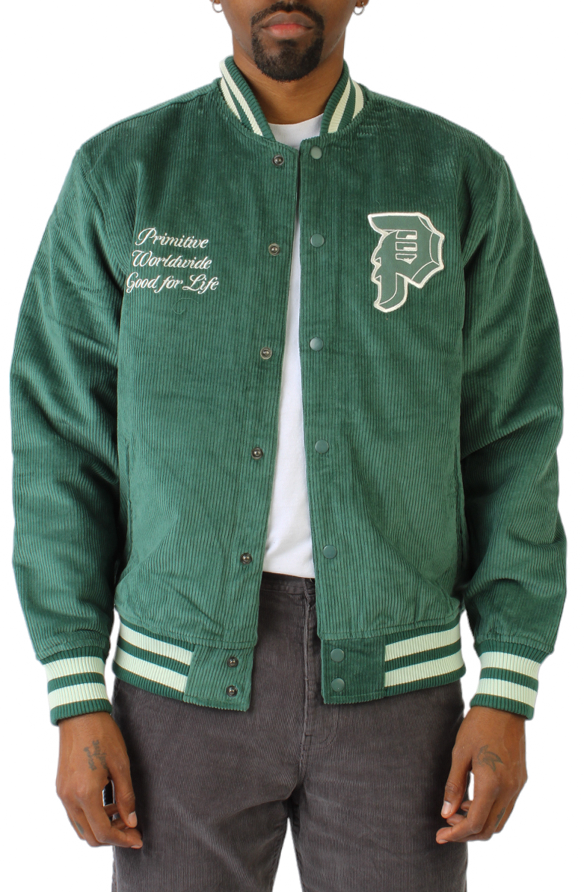 Men Bradford Varsity Jacket Dark Green Jackets Dark Green Men Bradford Varsity Jacket Dark Green Jackets Dark Green