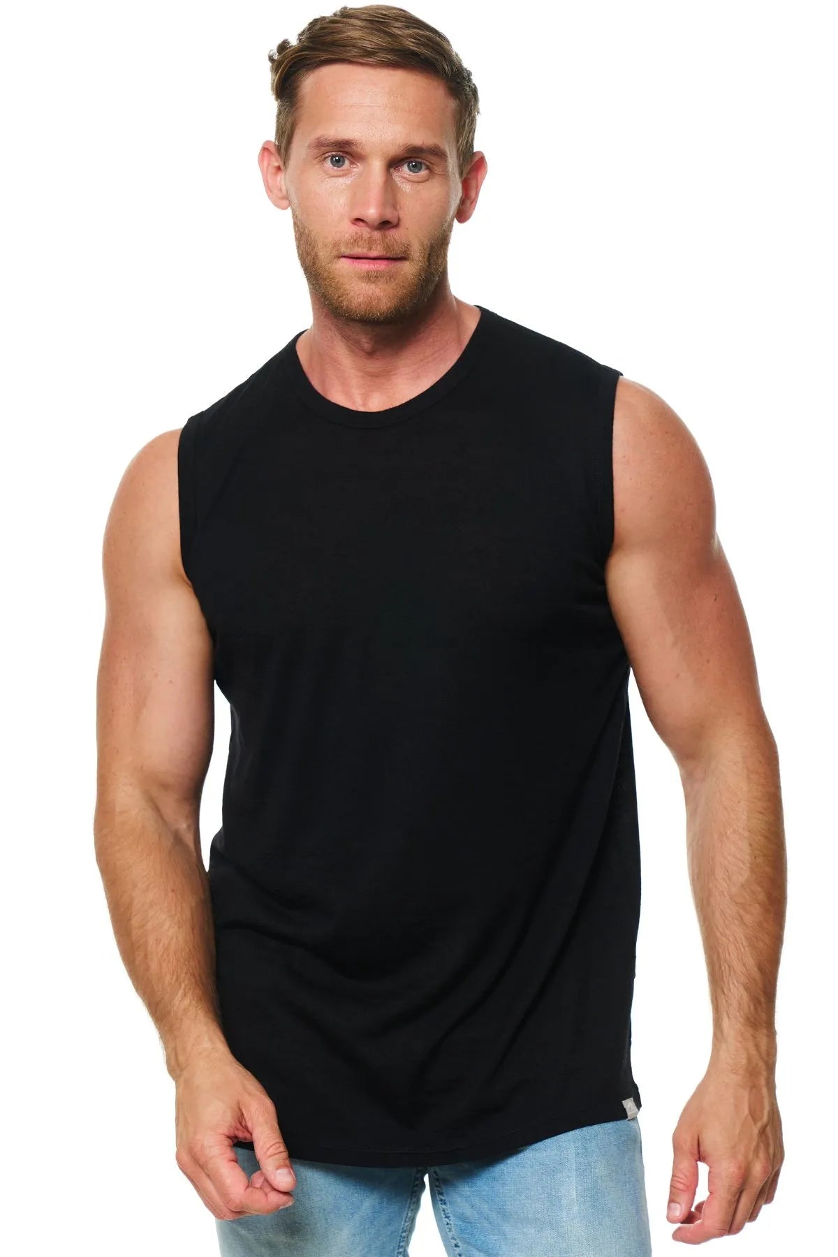 Men’s Merino Wool Tank Top Black Men’s Merino Wool Tank Top Black