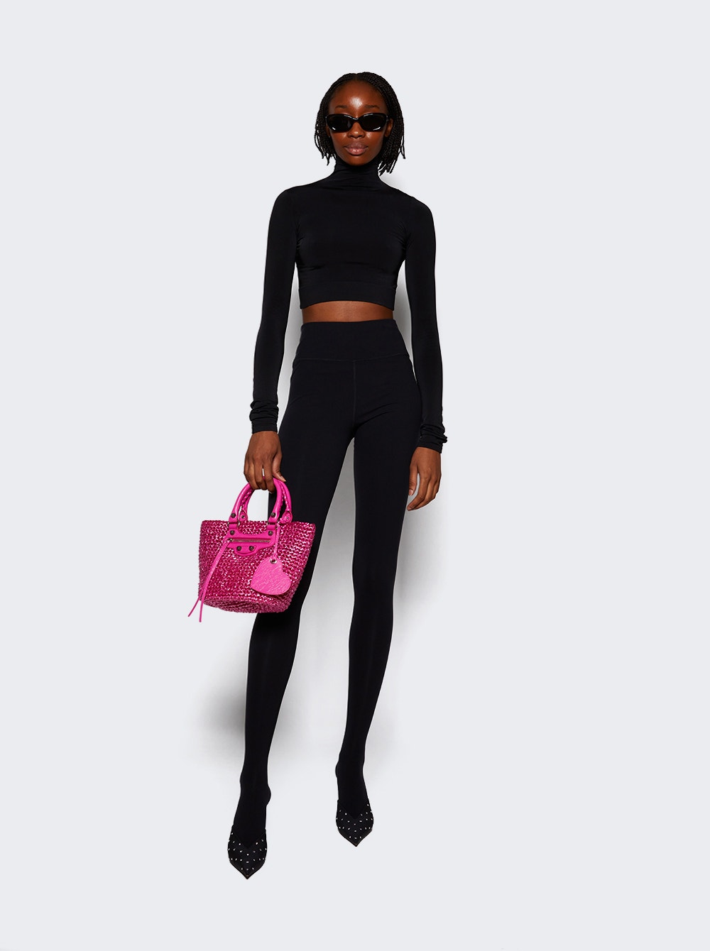 Cropped Turtleneck Black Cropped Turtleneck Black