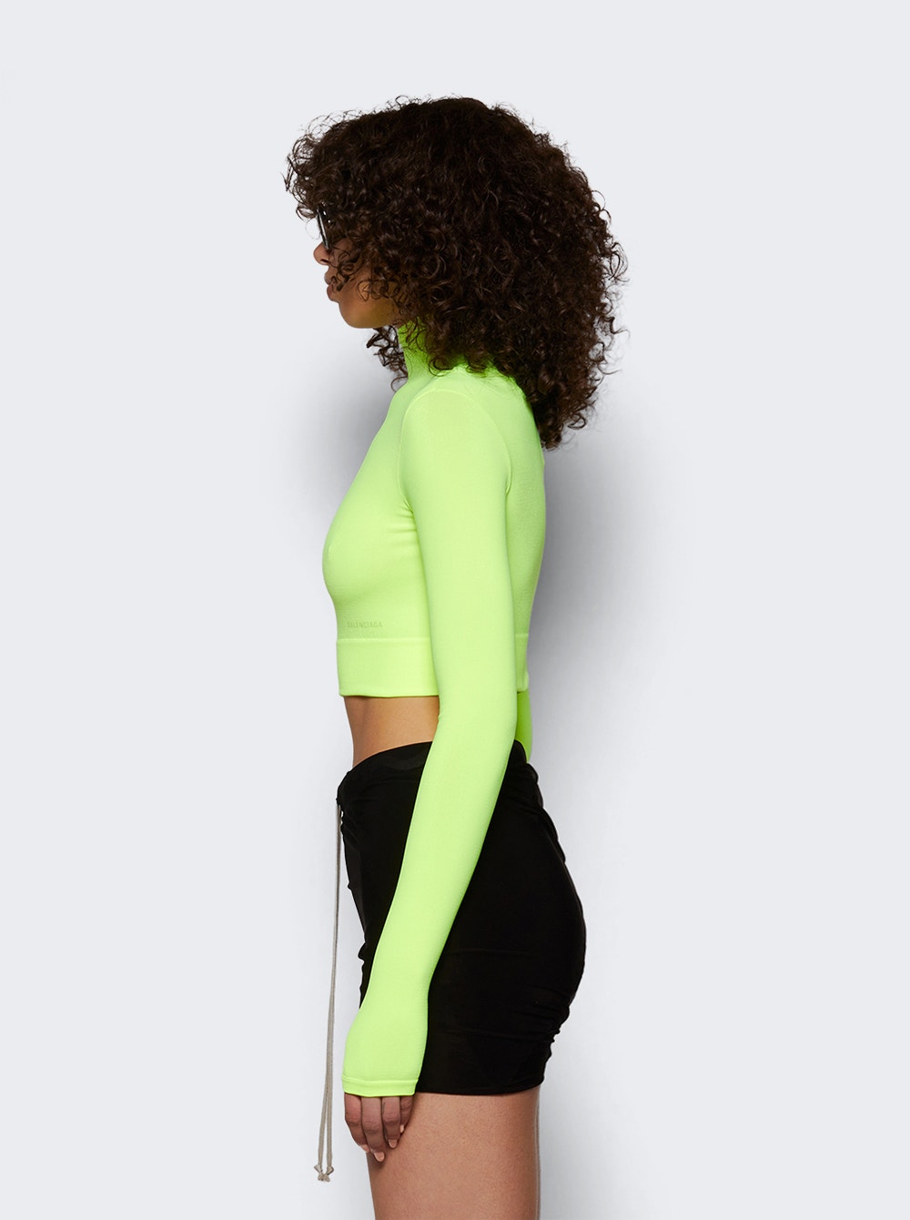 Cropped Turtleneck Fluo Yellow Cropped Turtleneck Fluo Yellow