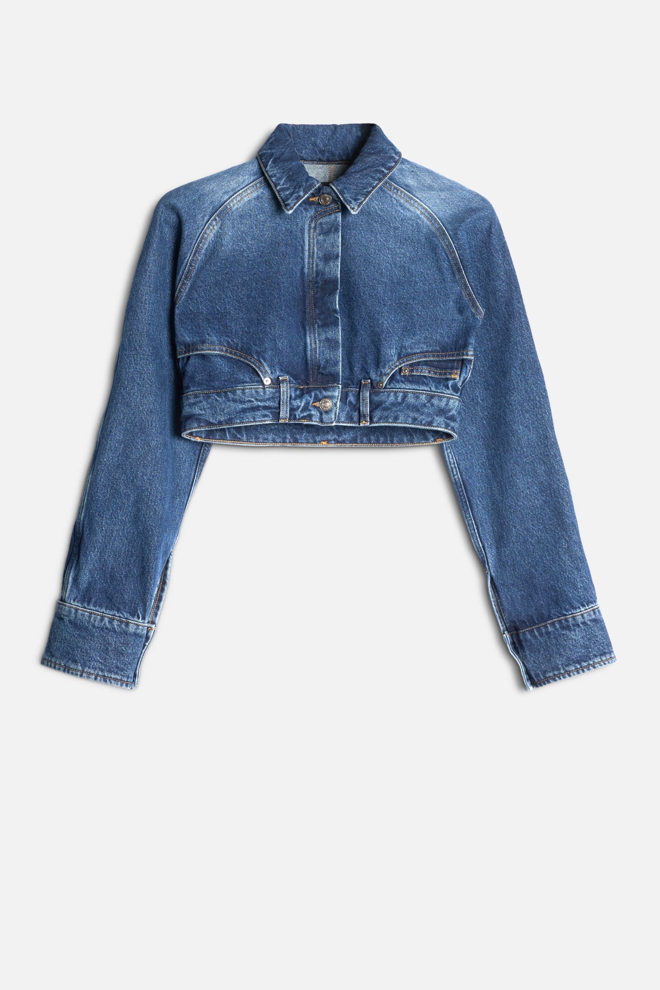 Denim Cropped Jacket Denim Cropped Jacket