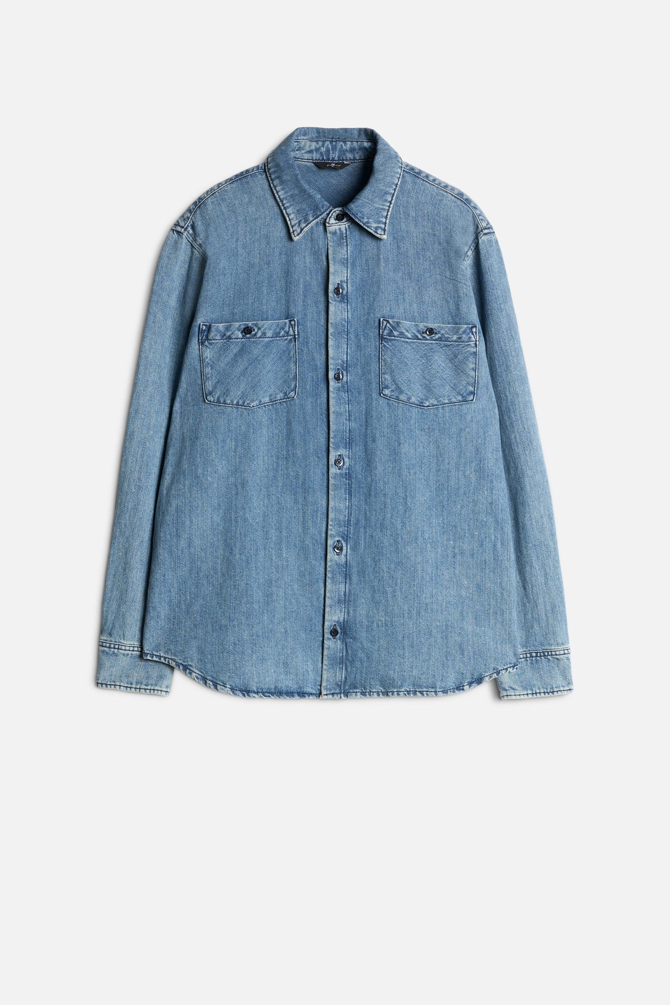 Denim Linen Overshirt Denim Linen Overshirt