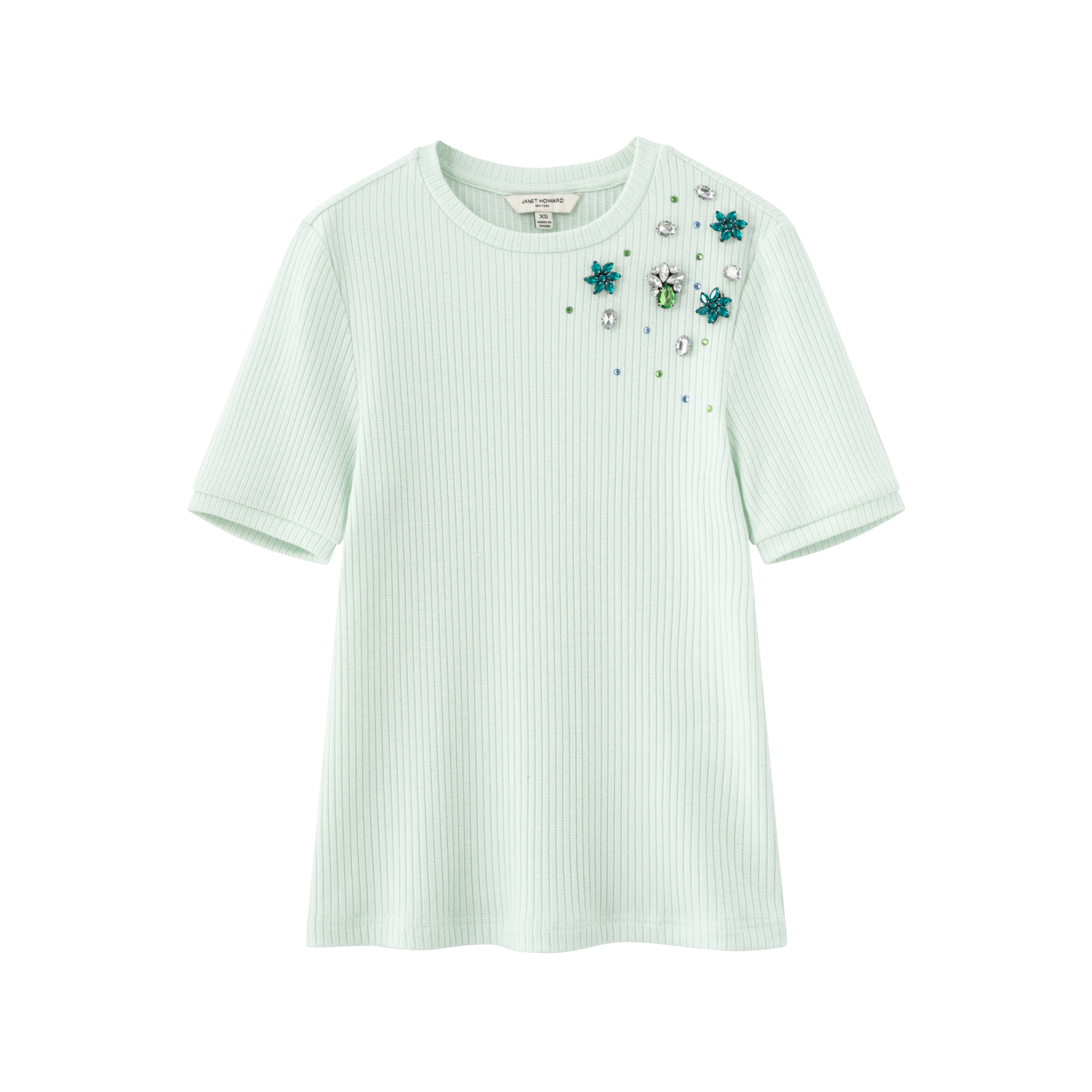 Shirt w Stones – Pistachio Shirt w Stones – Pistachio