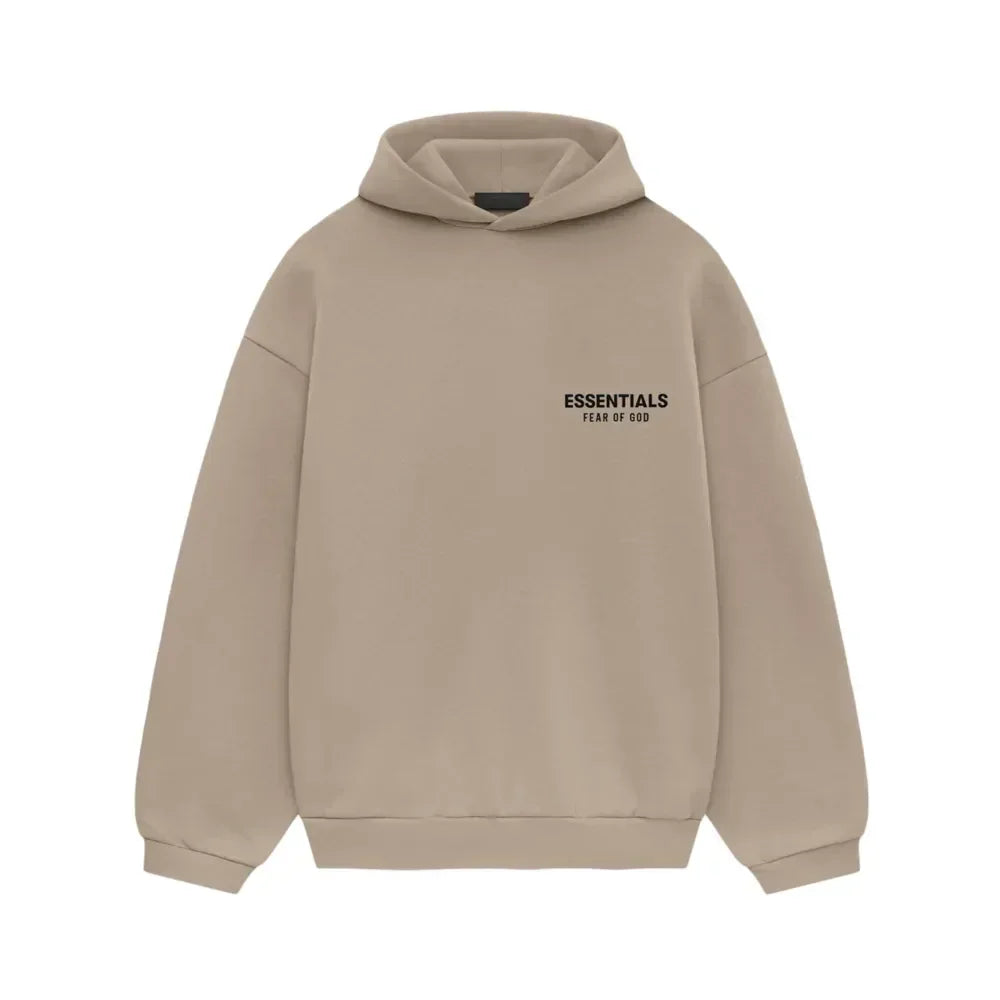 Fear Of God Essentials Fleece Hoodie lI Desert Sand Fear Of God Essentials Fleece Hoodie lI Desert Sand