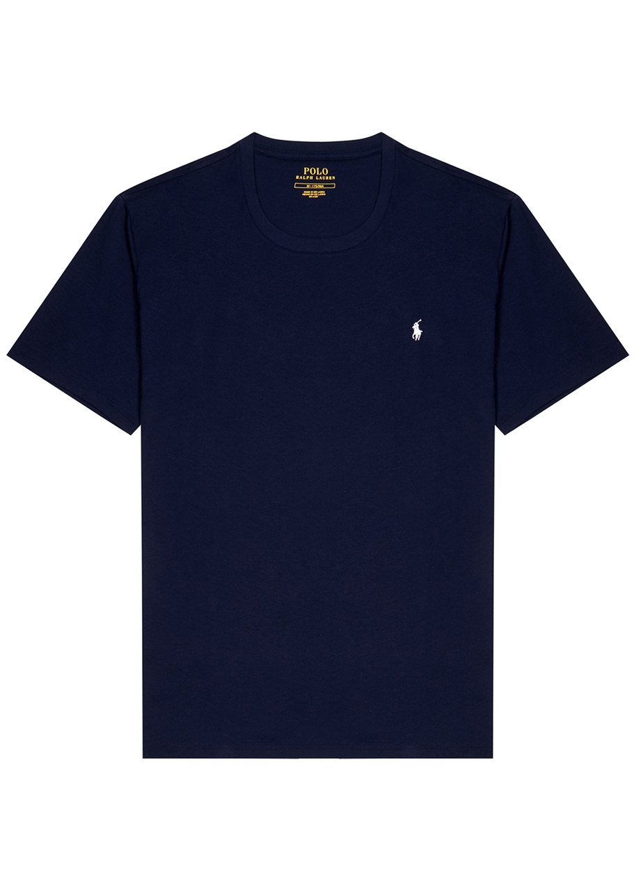 Polo Ralph Lauren Logo-embroidered Cotton shirt – Navy Polo Ralph Lauren Logo-embroidered Cotton shirt – Navy