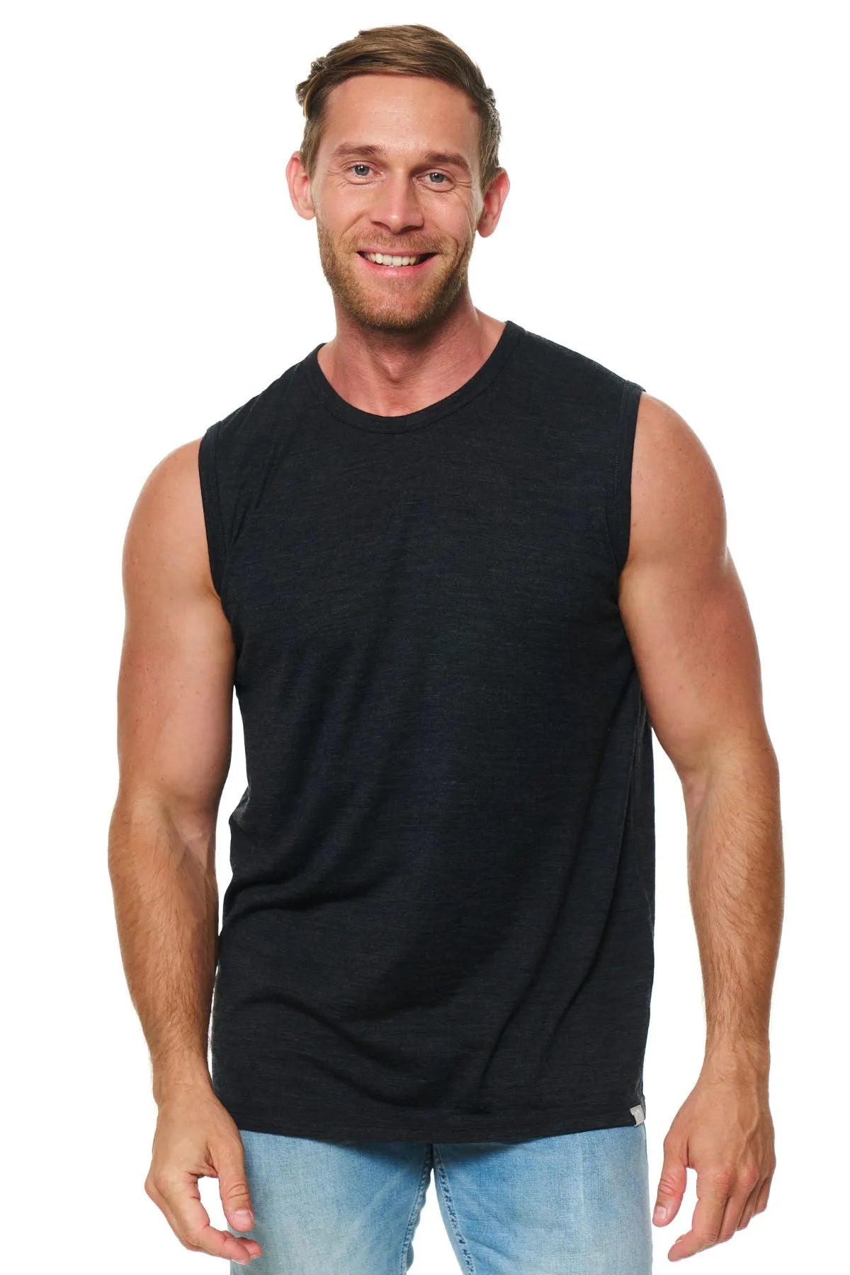 Men’s Merino Wool Tank Top Charcoal Grey Men’s Merino Wool Tank Top Charcoal Grey