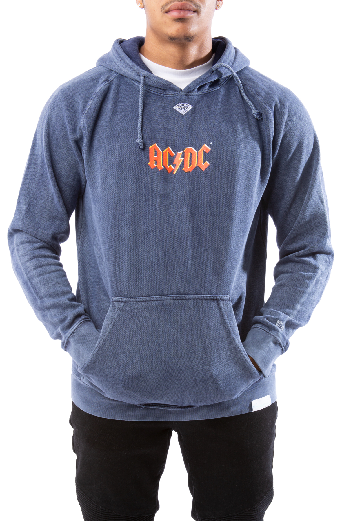 Men ACDC Diamond Hoodie Mineral Navy Sweatshirts Mineral Navy Men ACDC Diamond Hoodie Mineral Navy Sweatshirts Mineral Navy