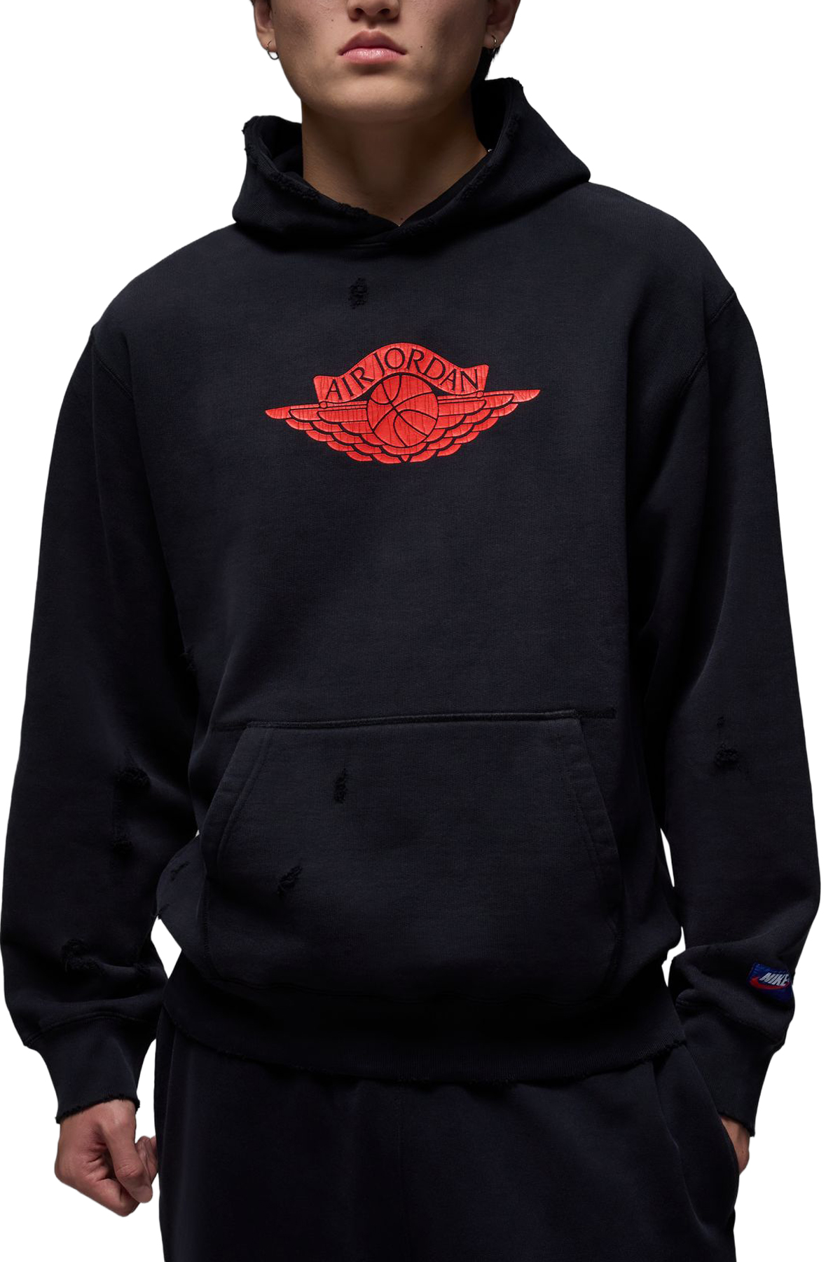 Men Rare Air Fleece Pullover Hoodie Black Hoodies Black Men Rare Air Fleece Pullover Hoodie Black Hoodies Black