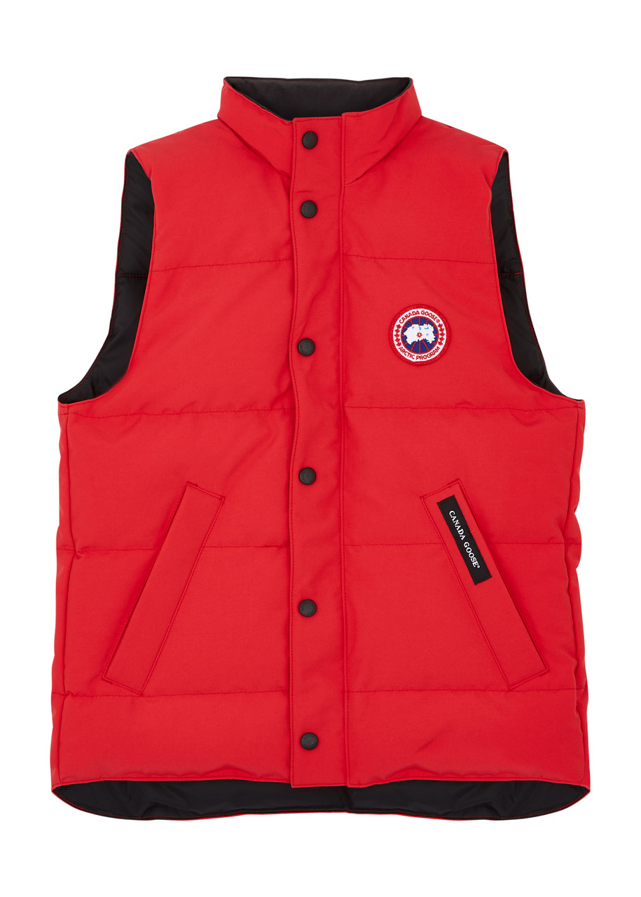 Canada Goose Kids Vanier Quilted Arctic-tech Shell Gilet – Red – S Canada Goose Kids Vanier Quilted Arctic-tech Shell Gilet – Red – S