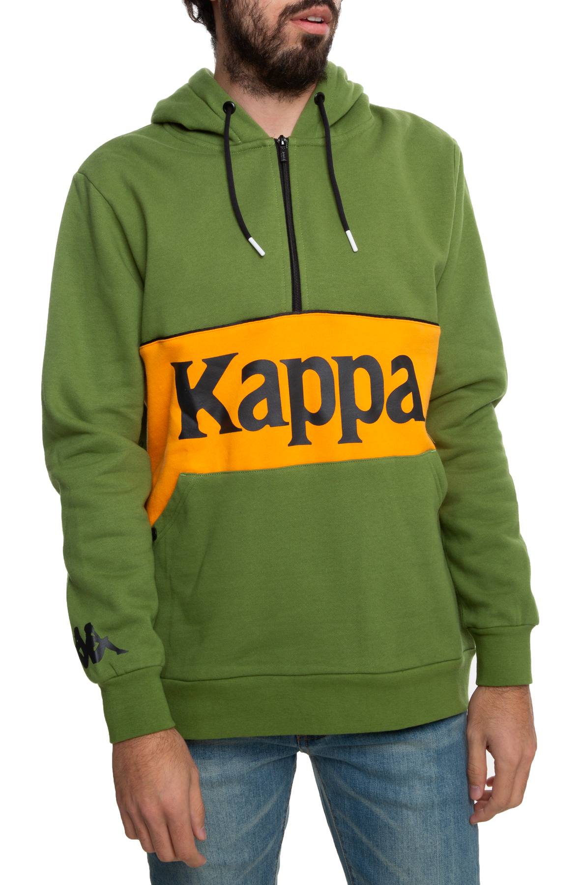 Men Authentic Barna Hoodie GreenOrangeBlack Sweatshirts S GreenOrangeBlack Men Authentic Barna Hoodie GreenOrangeBlack Sweatshirts S GreenOrangeBlack