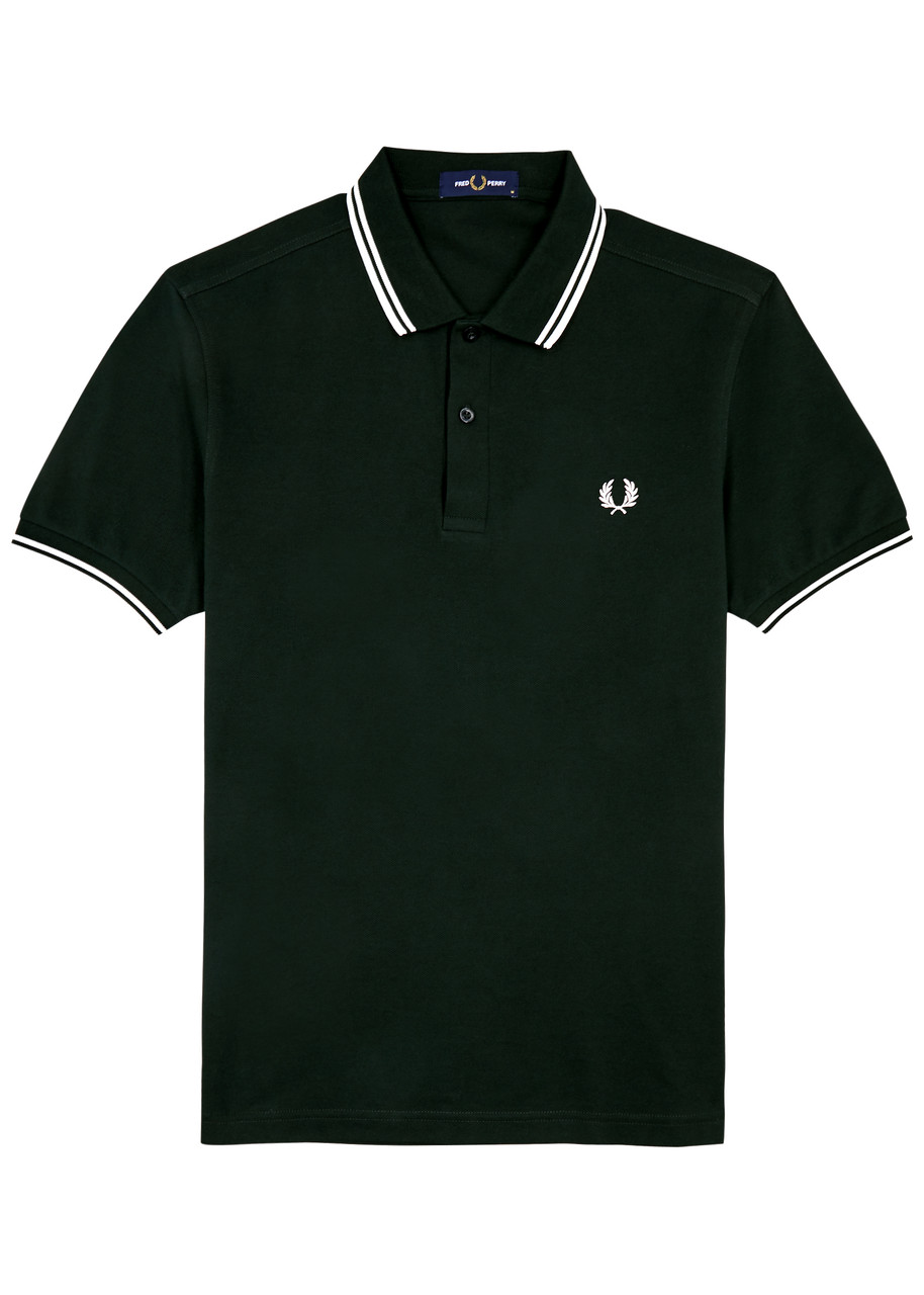 Fred Perry M Piqu Cotton Polo Shirt – Dark Green Fred Perry M Piqu Cotton Polo Shirt – Dark Green