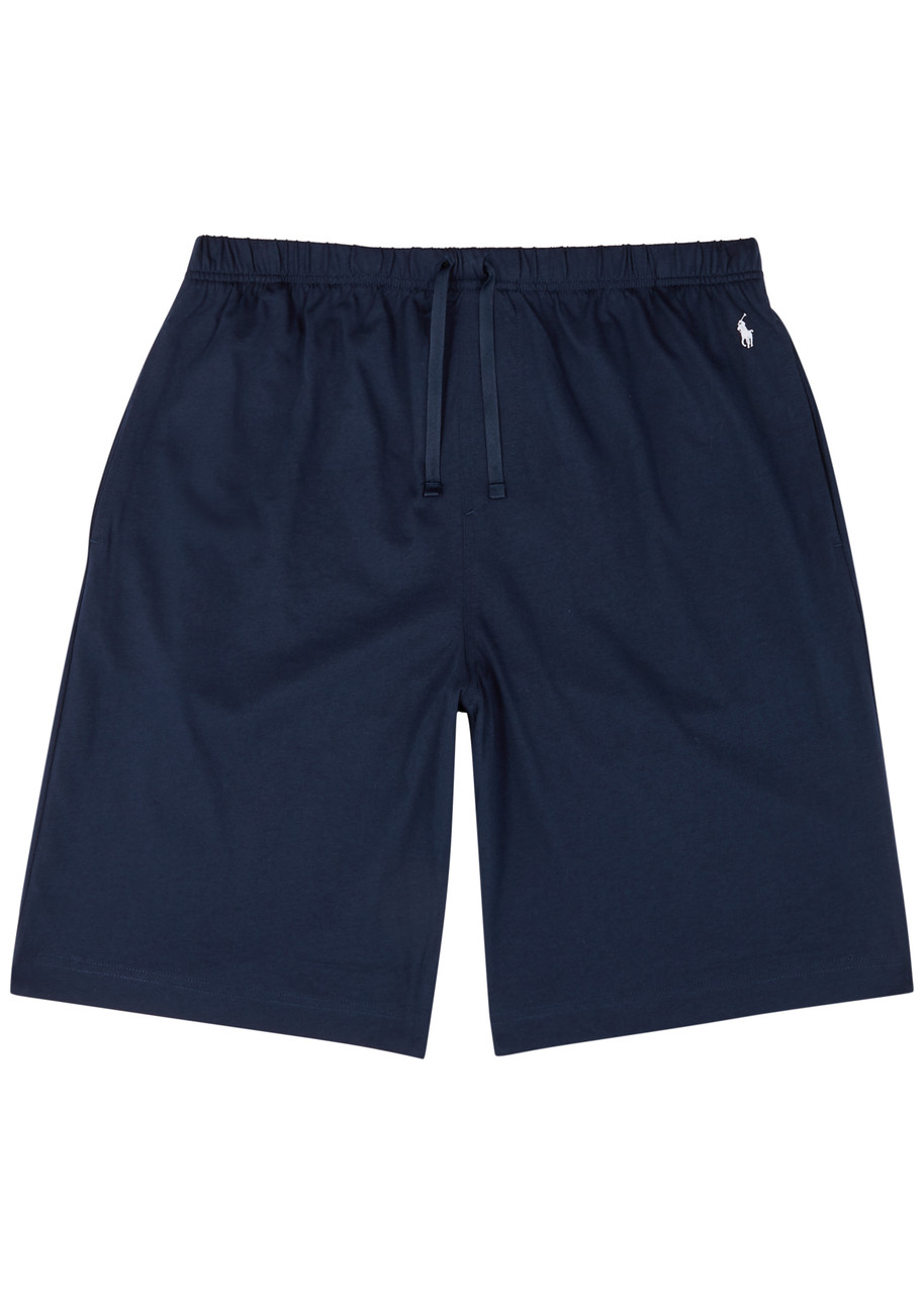 Polo Ralph Lauren Logo-embroidered Cotton Shorts – Navy Polo Ralph Lauren Logo-embroidered Cotton Shorts – Navy