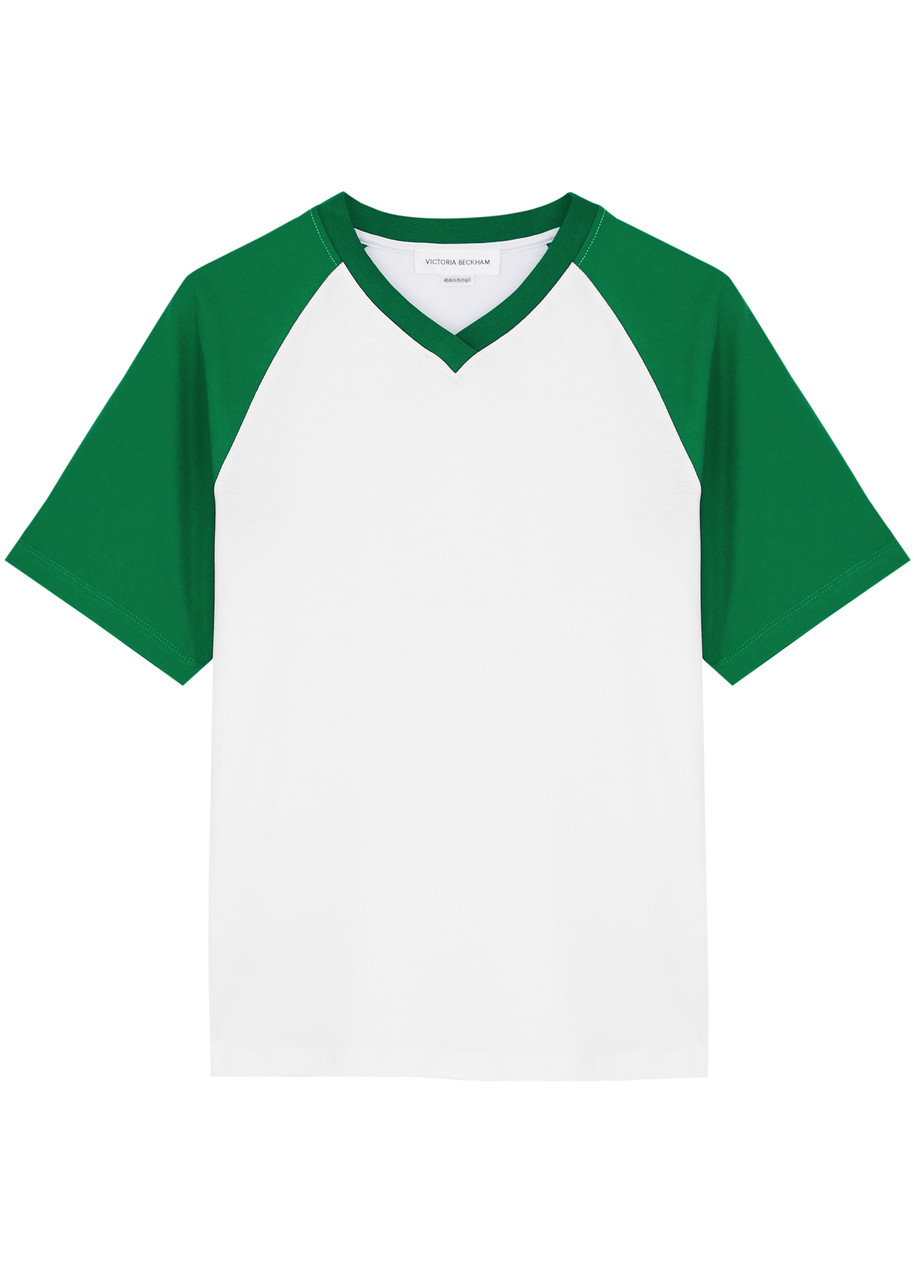 Victoria Beckham Football Cotton shirt – White – L L