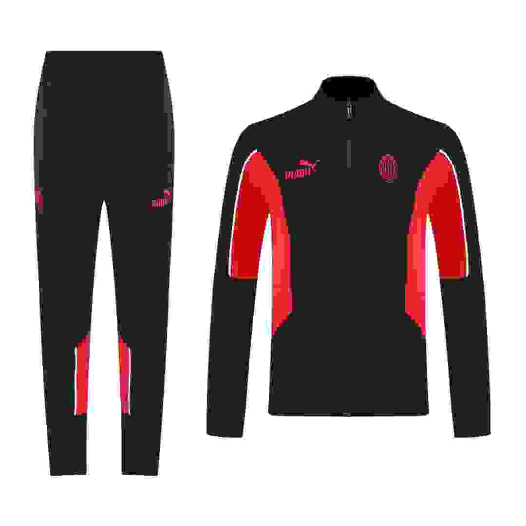 AC Milan Jacket Tracksuit Black