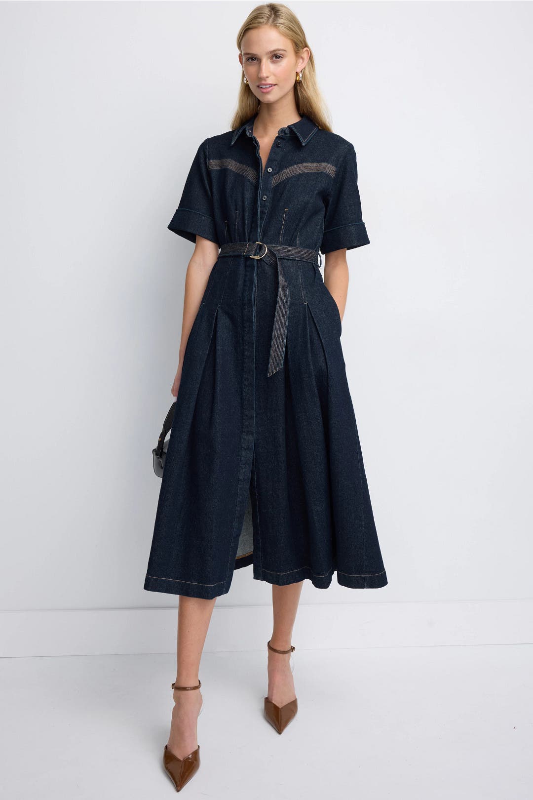 Adam Lippes x RTR Denim Shirt Dress Blue Adam Lippes x RTR Denim Shirt Dress Blue