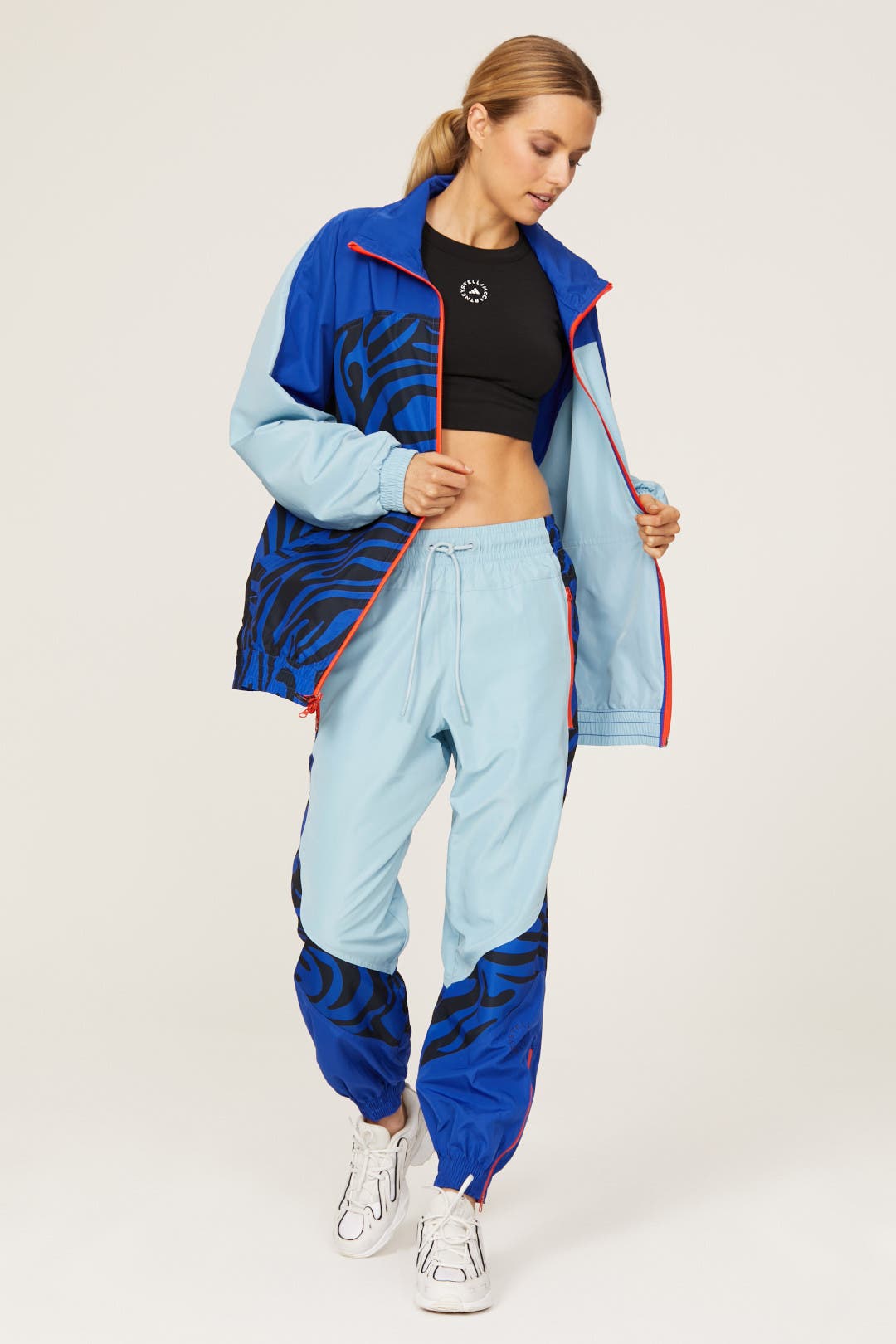 adidas by Stella McCartney Colorblock Track Jacket Blue-print