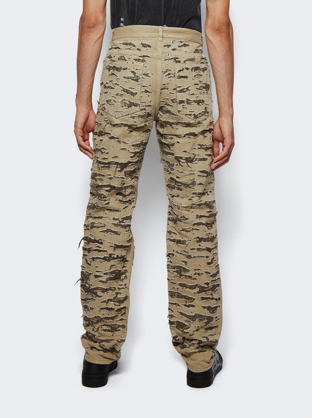 Zipped Slim Fit Denim Trousers Zipped Slim Fit Denim Trousers