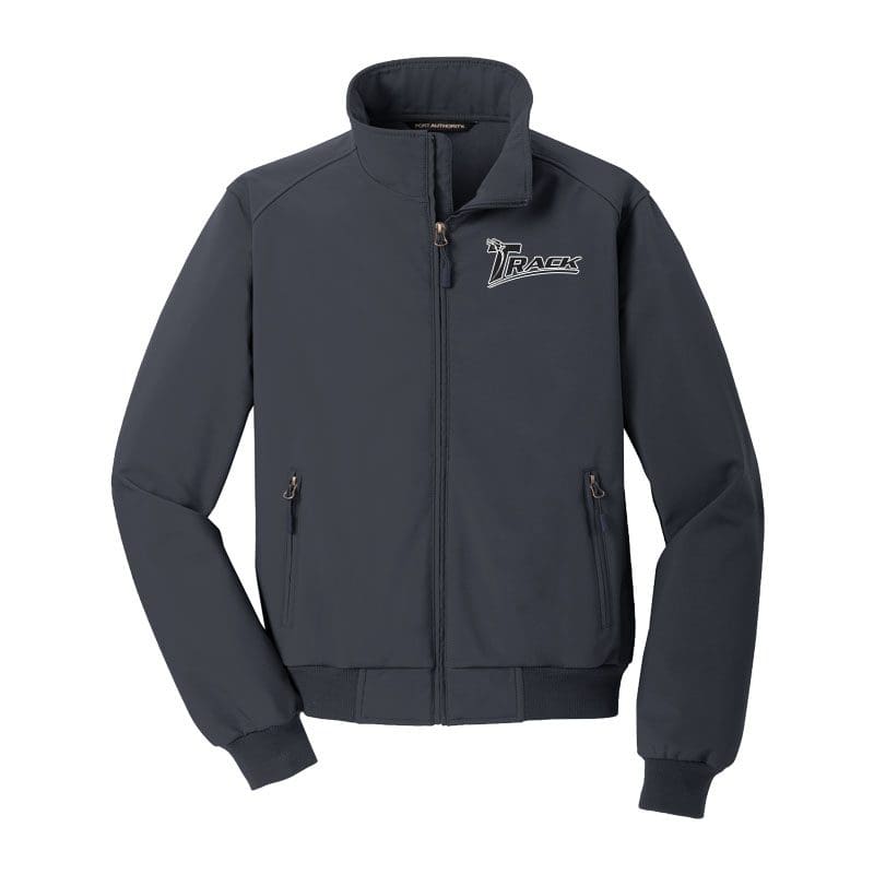 Track Coolwick Gray Soft Shell Bomber Jacket Track Coolwick Gray Soft Shell Bomber Jacket