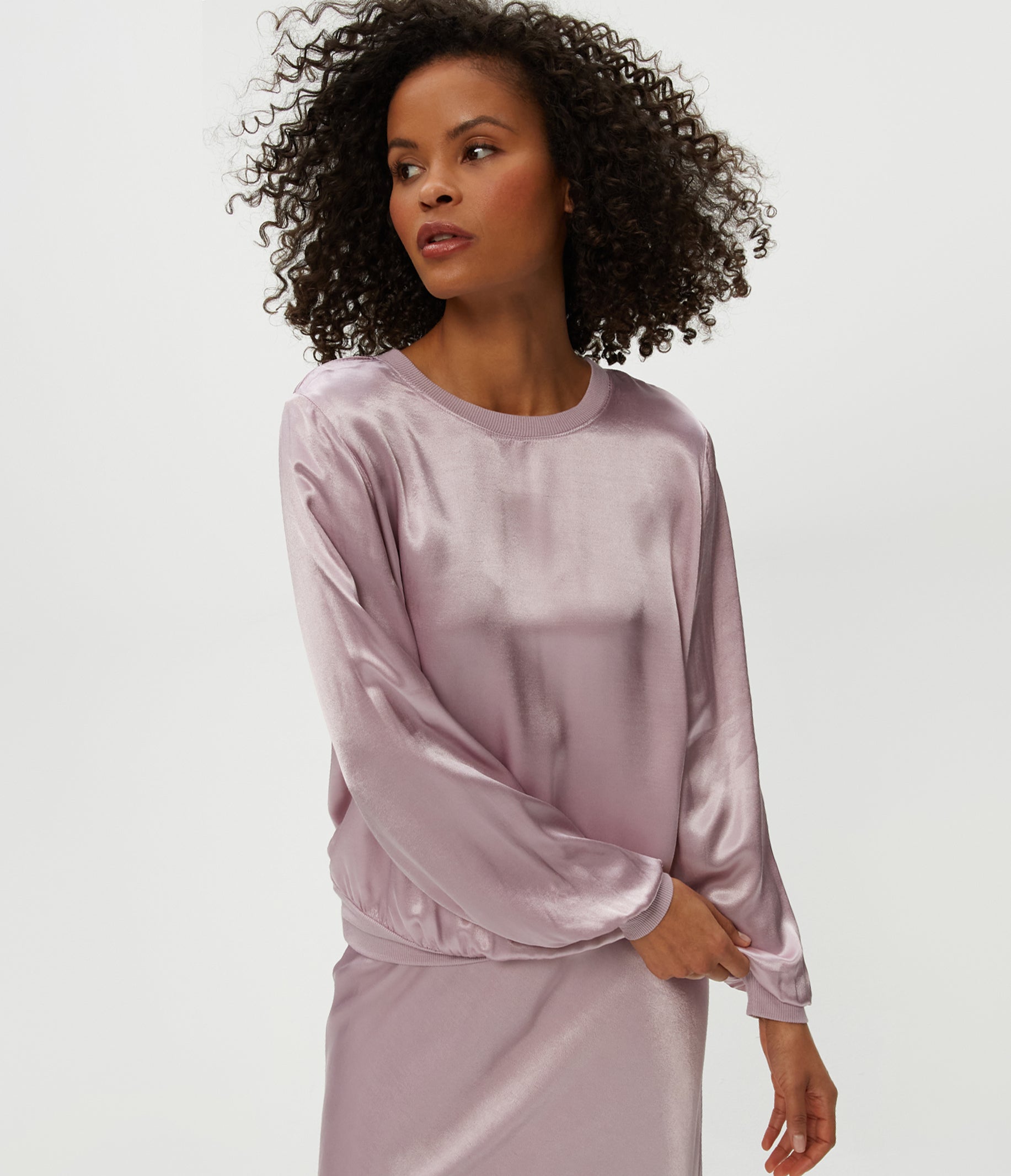 Ariel Satin Sweatshirt Ariel Satin Sweatshirt