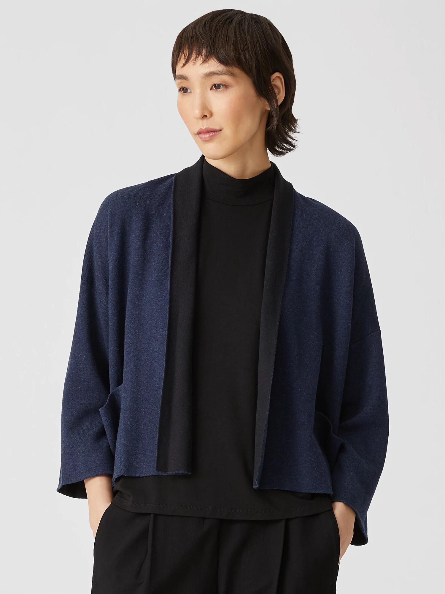 Peruvian Organic Cotton Blend Cardigan Peruvian Organic Cotton Blend Cardigan