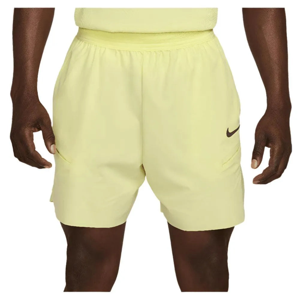 Men’s Melbourne Dri-Fit Slam Inch Tennis Shorts – Light Yellow Men’s Melbourne Dri-Fit Slam Inch Tennis Shorts – Light Yellow