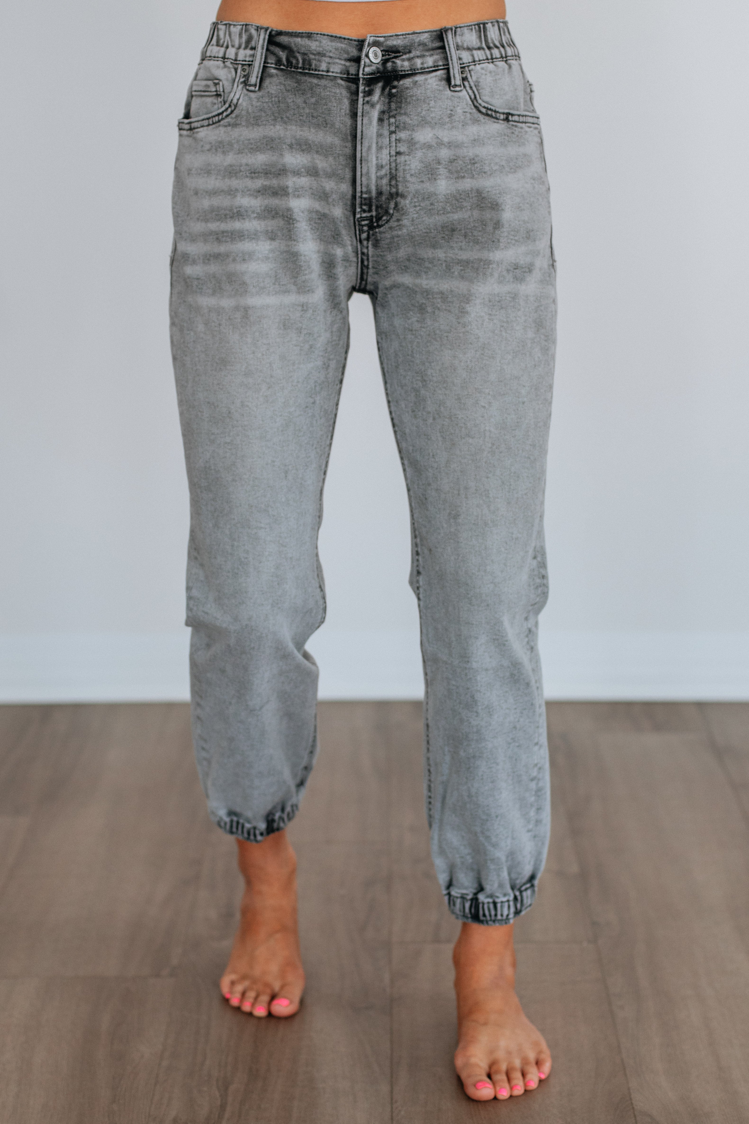 Francie Mica Denim Joggers Francie Mica Denim Joggers