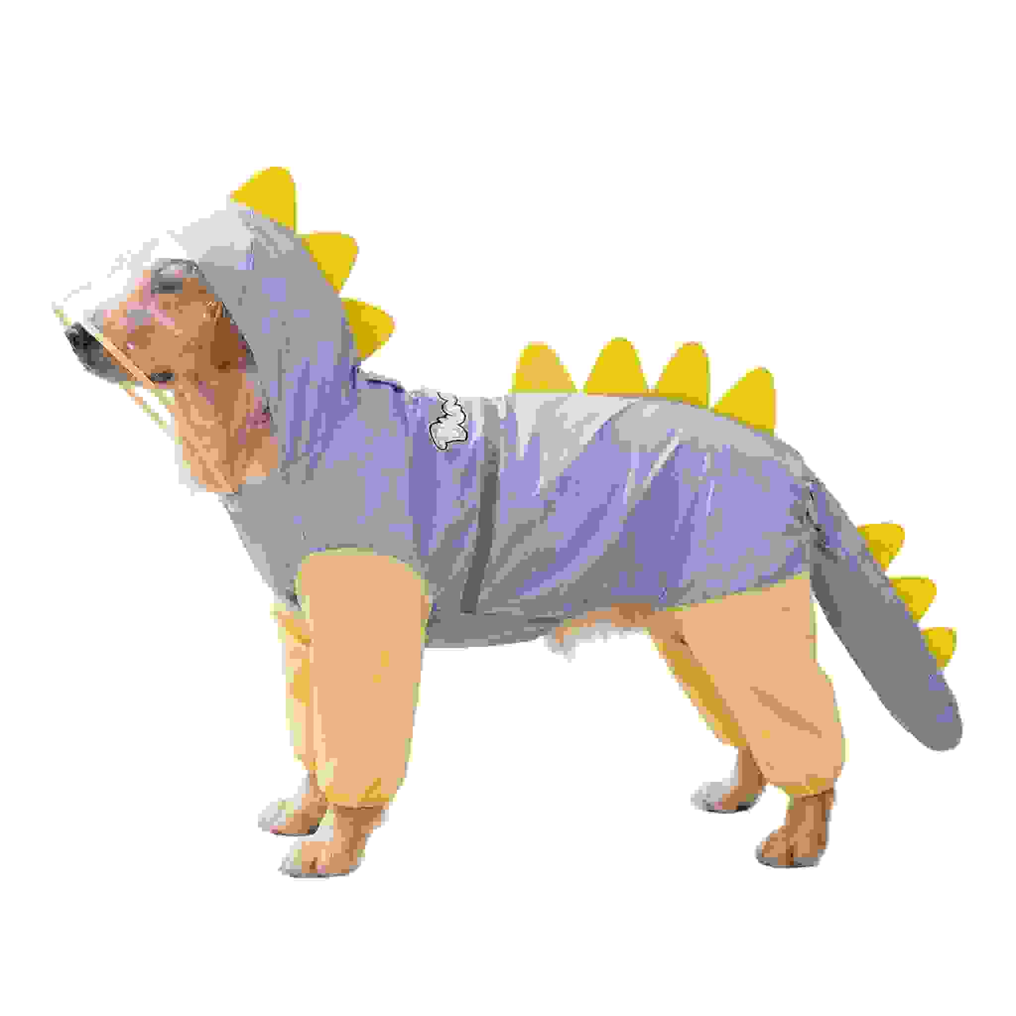 Waterproof Full Coverage Large Dog Raincoat mm Breathable Hooded Jacket with Leash Hole Waterproof Full Coverage Large Dog Raincoat mm Breathable Hooded Jacket with Leash Hole