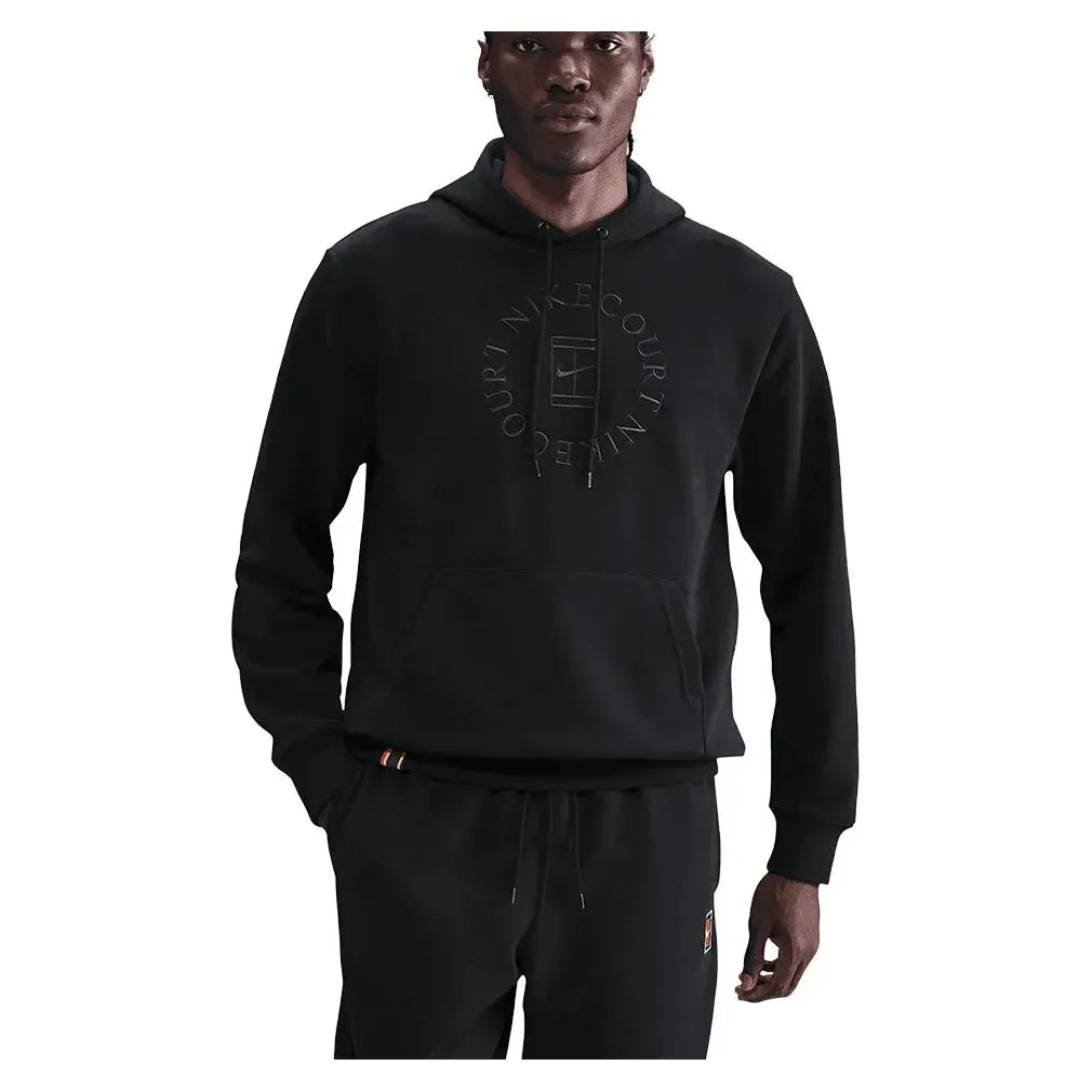 Men’s Court Dri-FIT Heritage Fleece Pullover Tennis Hoodie Black and Anthracite Men’s Court Dri-FIT Heritage Fleece Pullover Tennis Hoodie Black and Anthracite