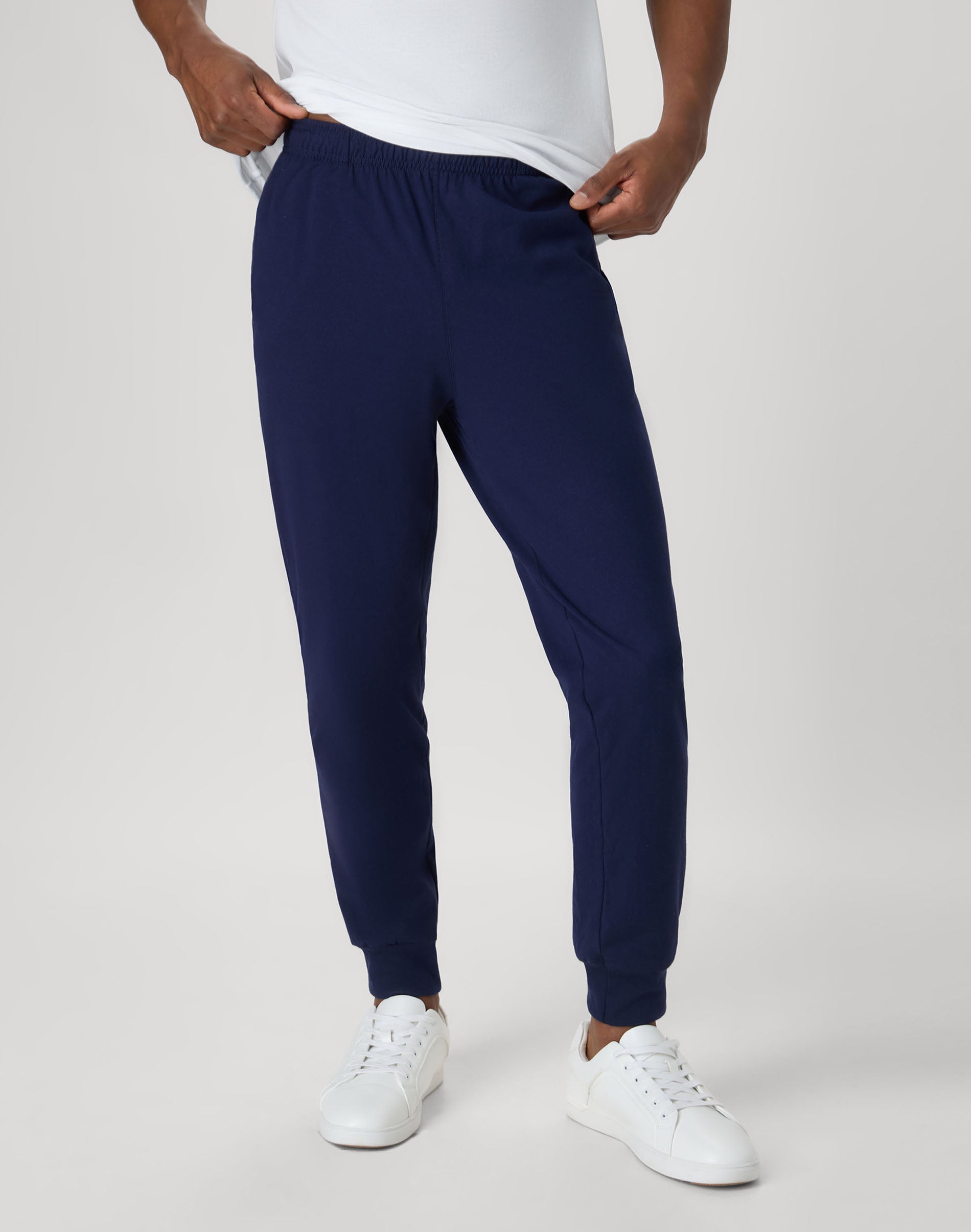 Hanes Originals Men’s Cotton Joggers with Pockets, .” Athletic Navy