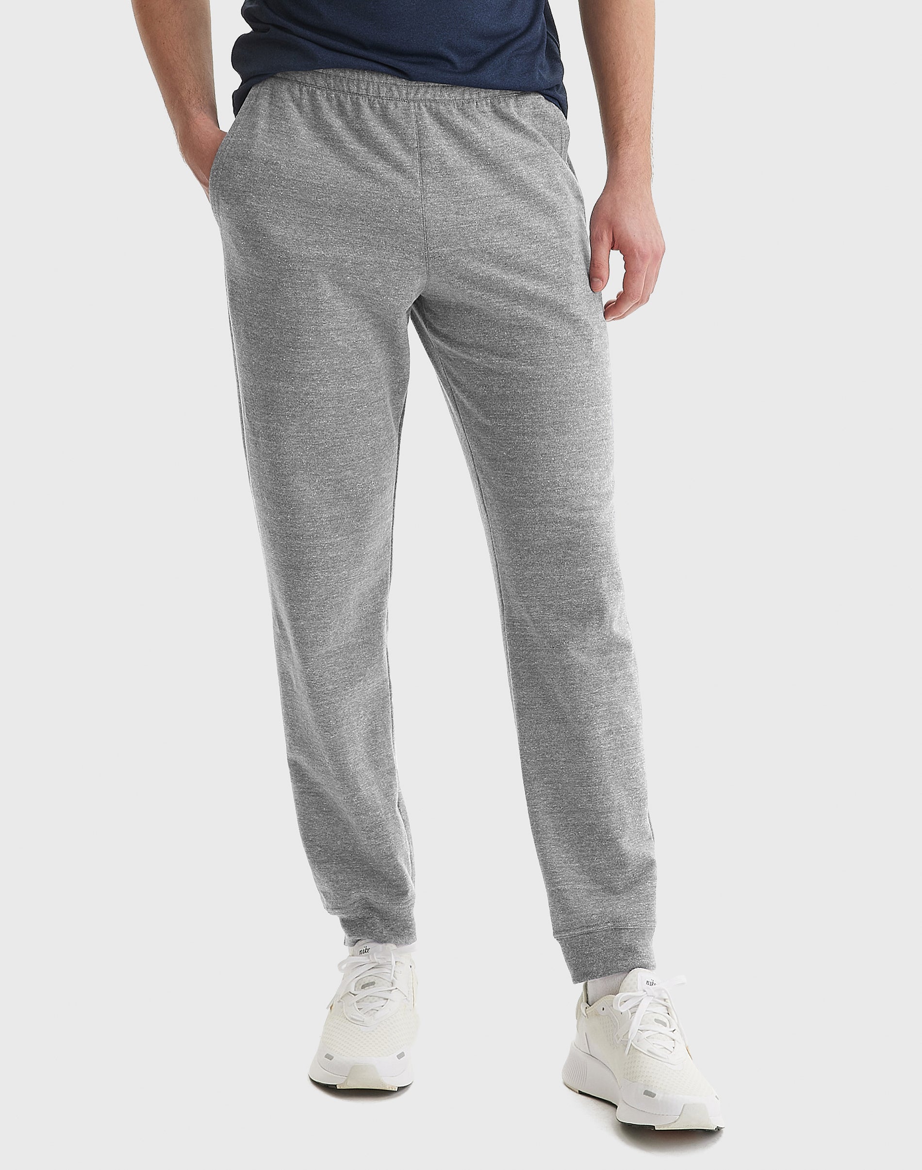 Hanes Originals Men’s French Terry Joggers with Pockets, .” Concrete Heather Hanes Originals Men’s French Terry Joggers with Pockets, .” Concrete Heather