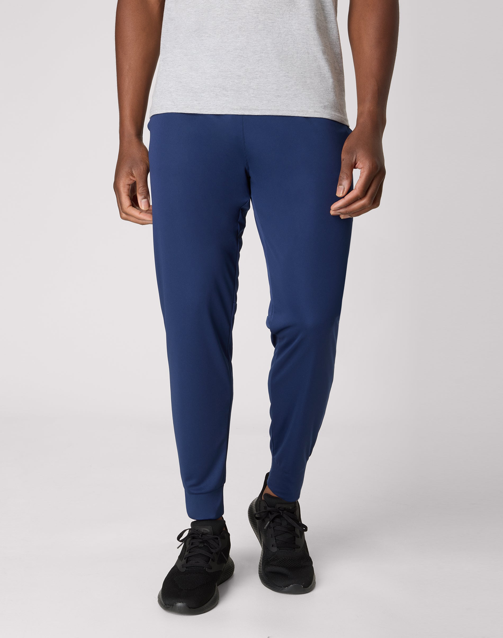 Hanes Cool DRI Men’s Joggers, -Pack, Moisture Wicking, ” BlackNavyGraphite