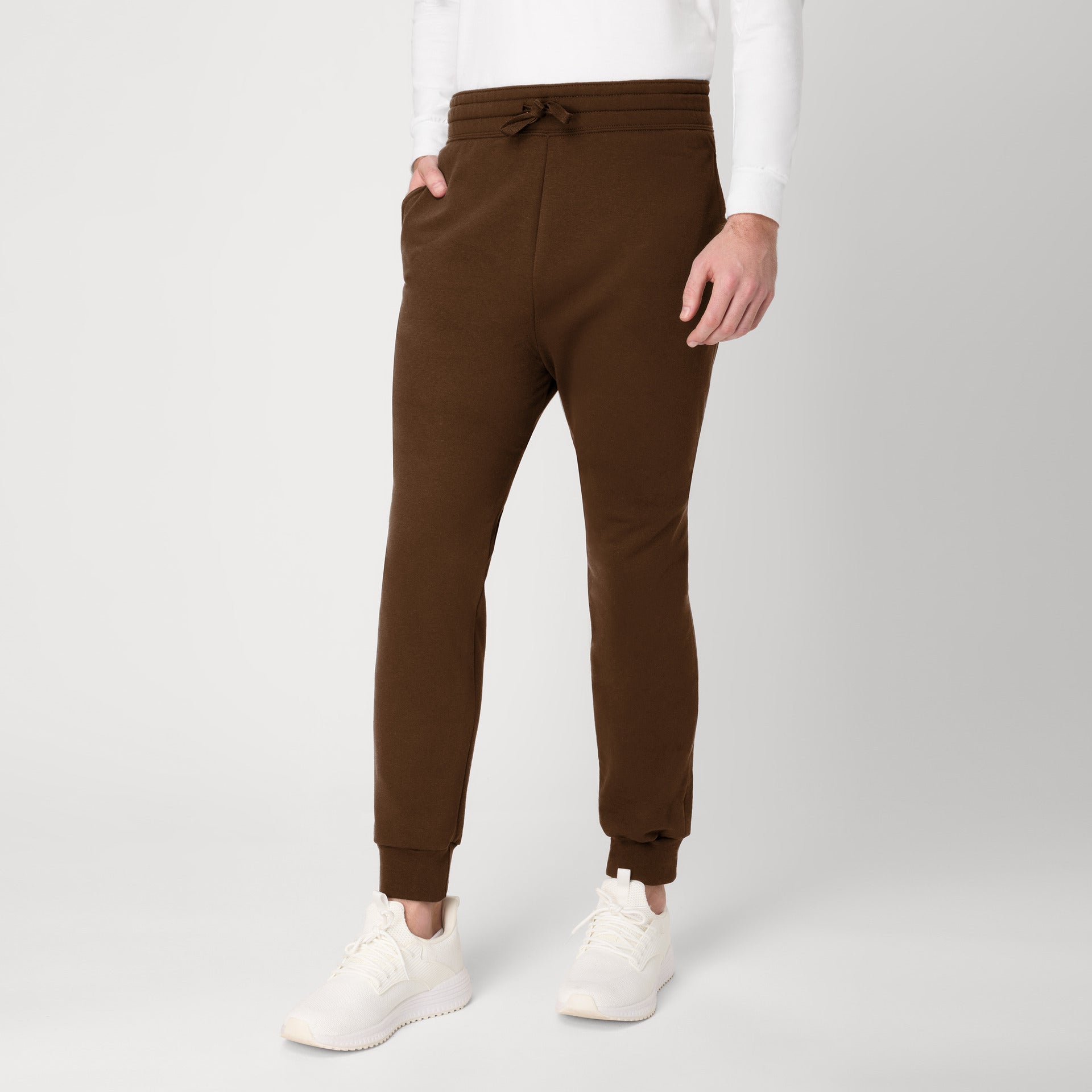 Hanes EcoSmart Men’s Fleece Jogger Pants with Pockets, .” Army Brown Hanes EcoSmart Men’s Fleece Jogger Pants with Pockets, .” Army Brown