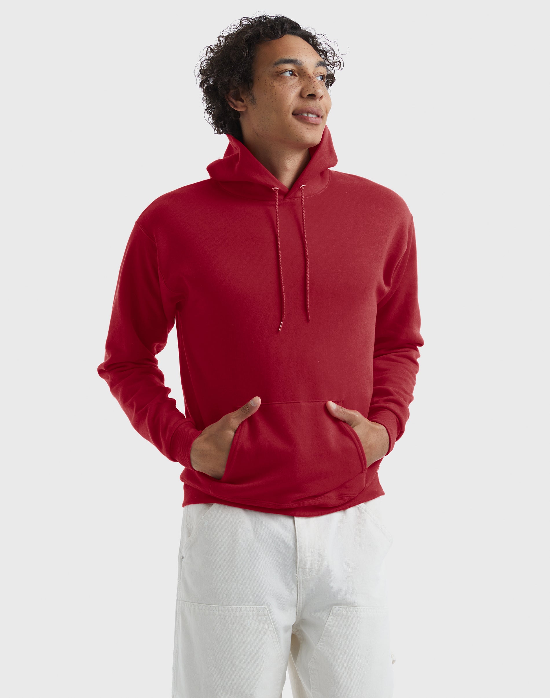 Hanes EcoSmart Men’s Fleece Hoodie Big & Tall Sizes Available Cardinal Hanes EcoSmart Men’s Fleece Hoodie Big & Tall Sizes Available Cardinal