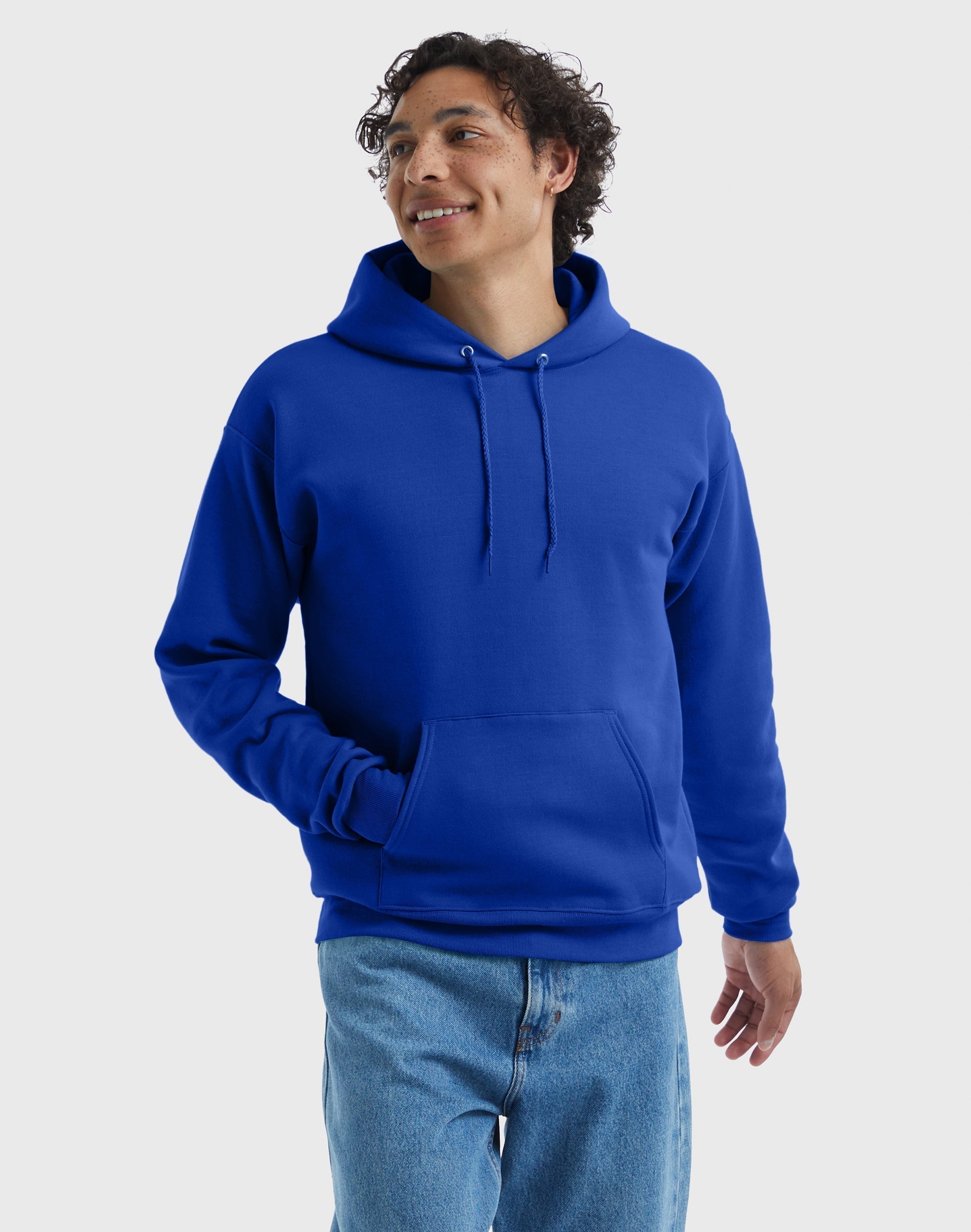 Hanes EcoSmart Men’s Fleece Hoodie Big & Tall Sizes Available Deep Royal Hanes EcoSmart Men’s Fleece Hoodie Big & Tall Sizes Available Deep Royal