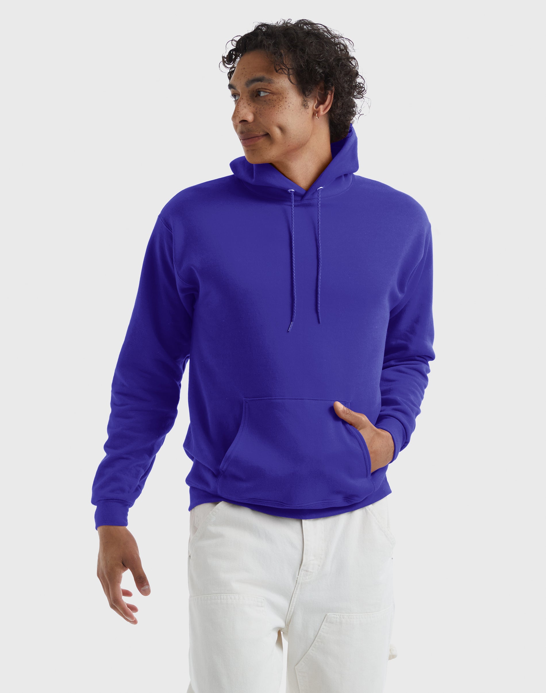 Hanes EcoSmart Men’s Fleece Hoodie Big & Tall Sizes Available Purple Hanes EcoSmart Men’s Fleece Hoodie Big & Tall Sizes Available Purple