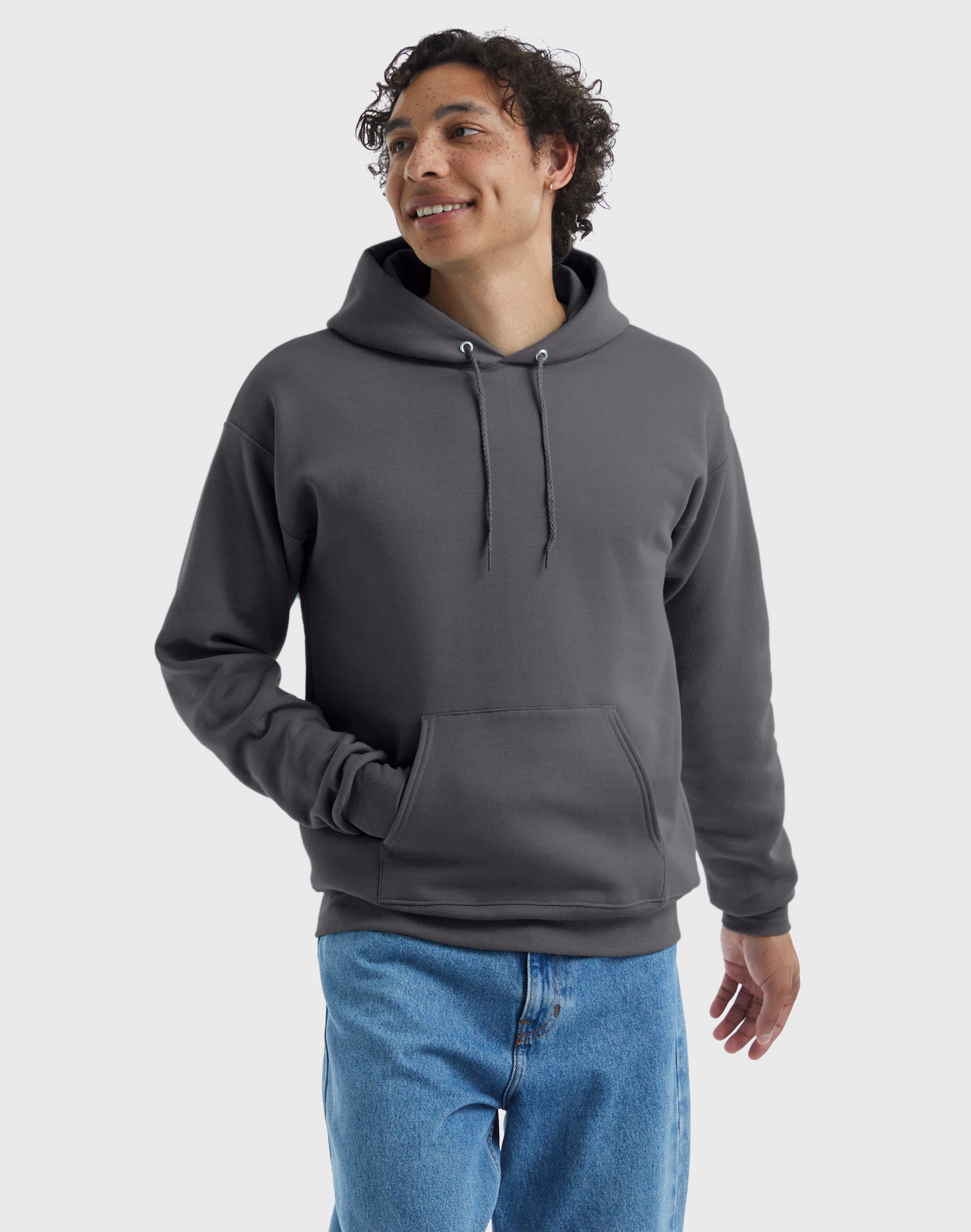 Hanes EcoSmart Men’s Fleece Hoodie Big & Tall Sizes Available Smoke Gray Hanes EcoSmart Men’s Fleece Hoodie Big & Tall Sizes Available Smoke Gray