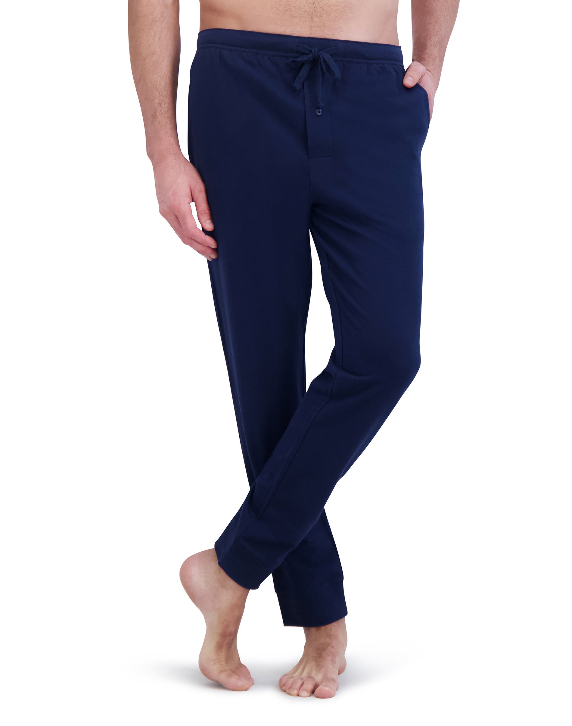 Hanes Originals Men’s Pajama Joggers, Cotton French Terry Indigo Hanes Originals Men’s Pajama Joggers, Cotton French Terry Indigo