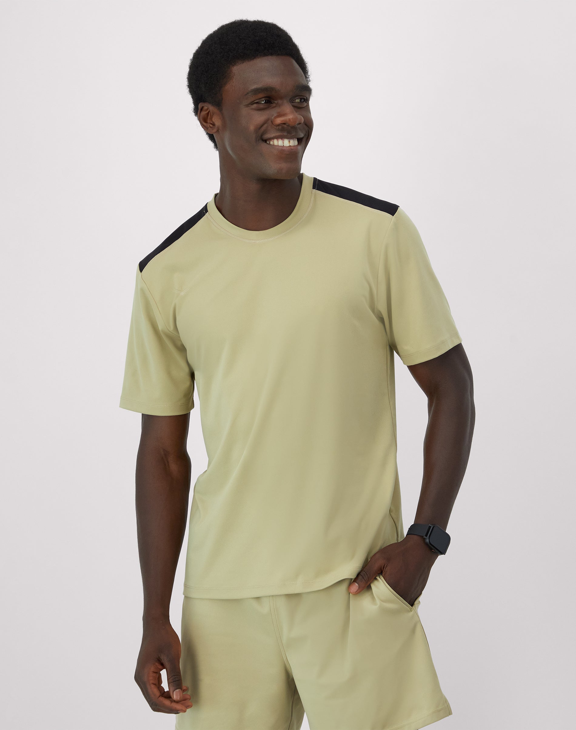 Hanes Moves Men’s Air Mesh Shirt AlfalfaBlack Hanes Moves Men’s Air Mesh Shirt AlfalfaBlack