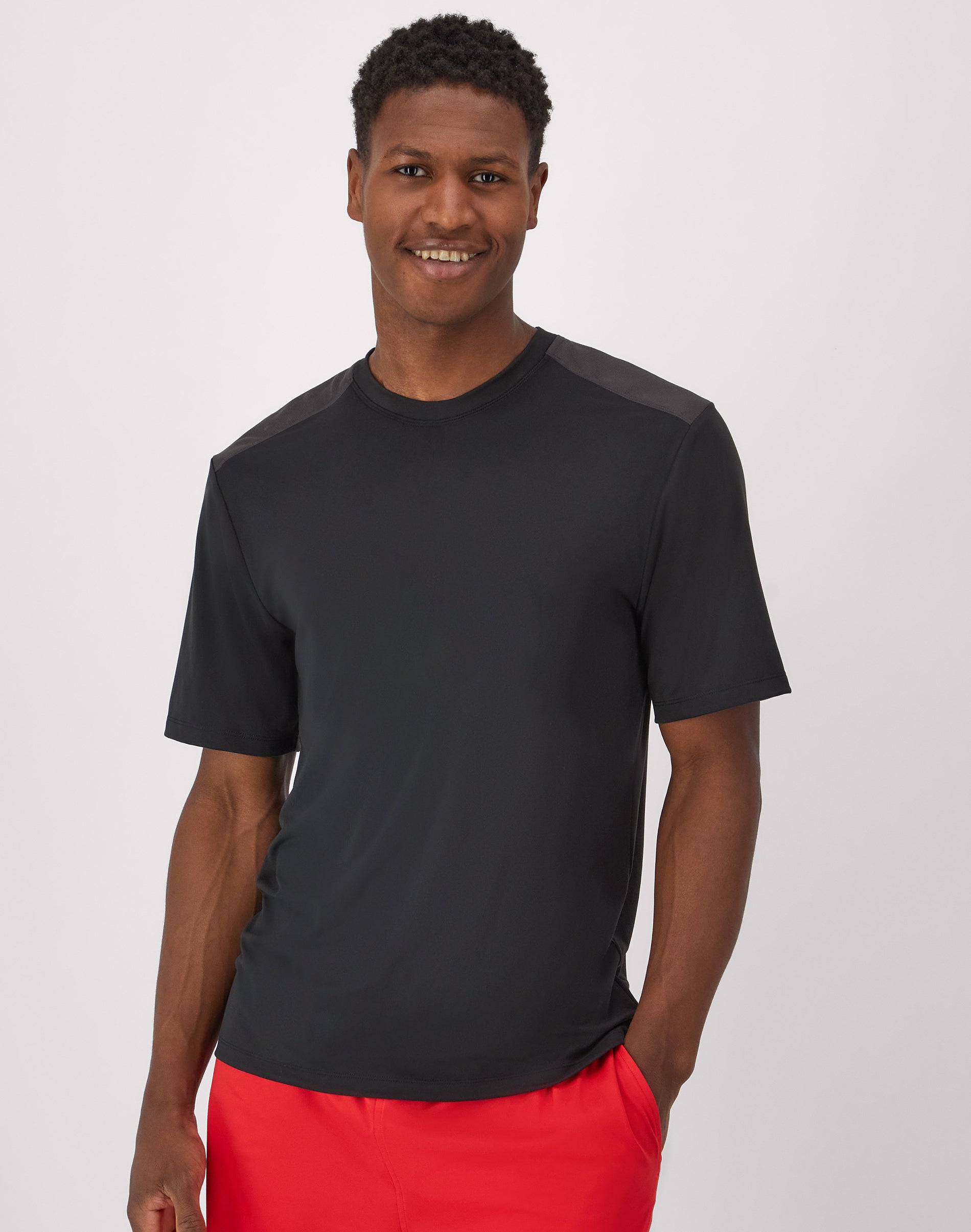 Hanes Moves Men’s Air Mesh Shirt BlackGrey Encore Hanes Moves Men’s Air Mesh Shirt BlackGrey Encore