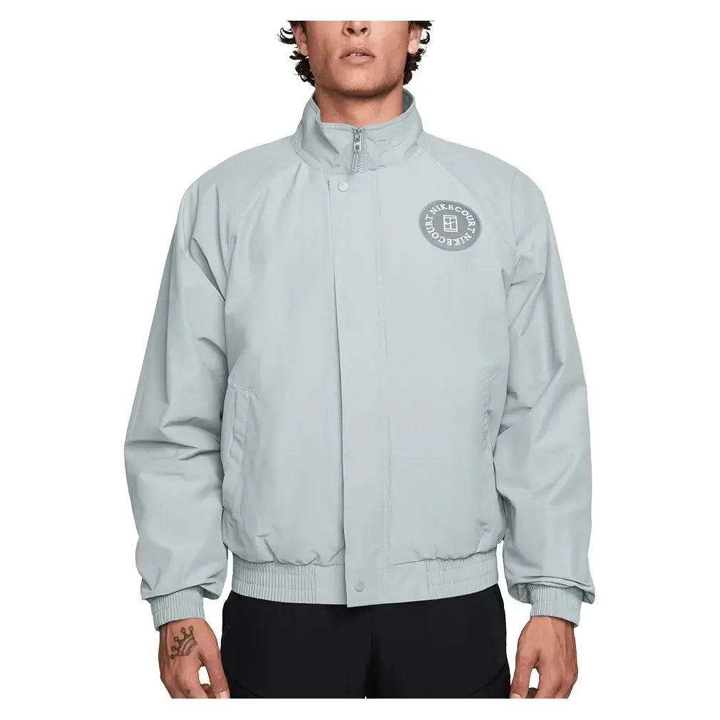 Men’s Court Heritage Tennis Jacket – Pure PlatinumWolf Grey
