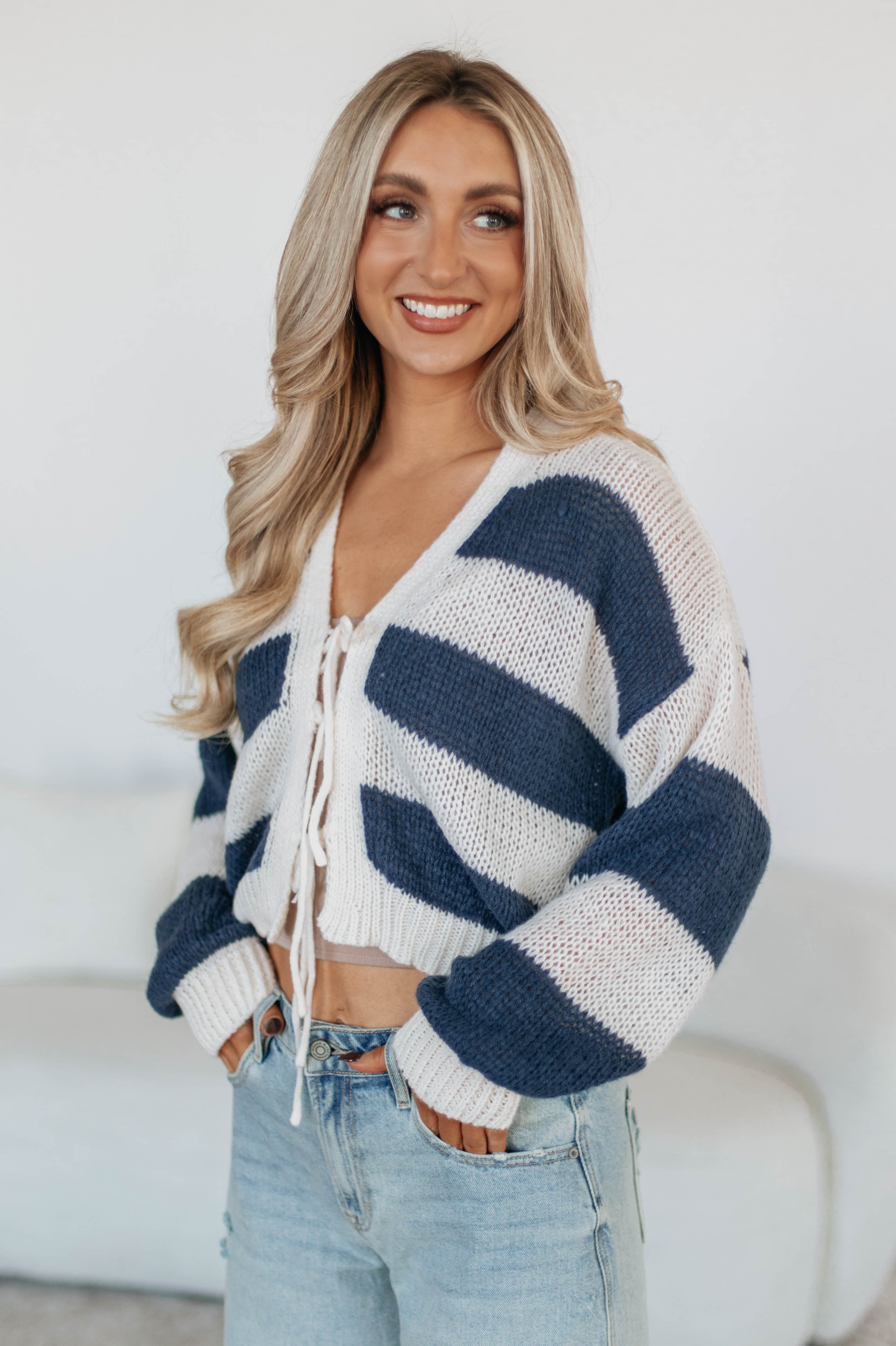 Elly Striped Cardigan Elly Striped Cardigan