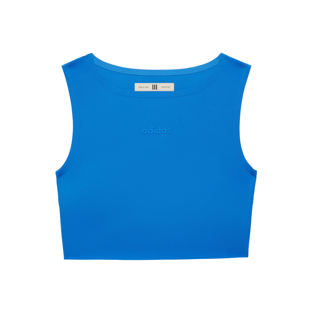 adidas Fear Of God Cropped Crew Neck Athletic Tank Top adidas Fear Of God Cropped Crew Neck Athletic Tank Top