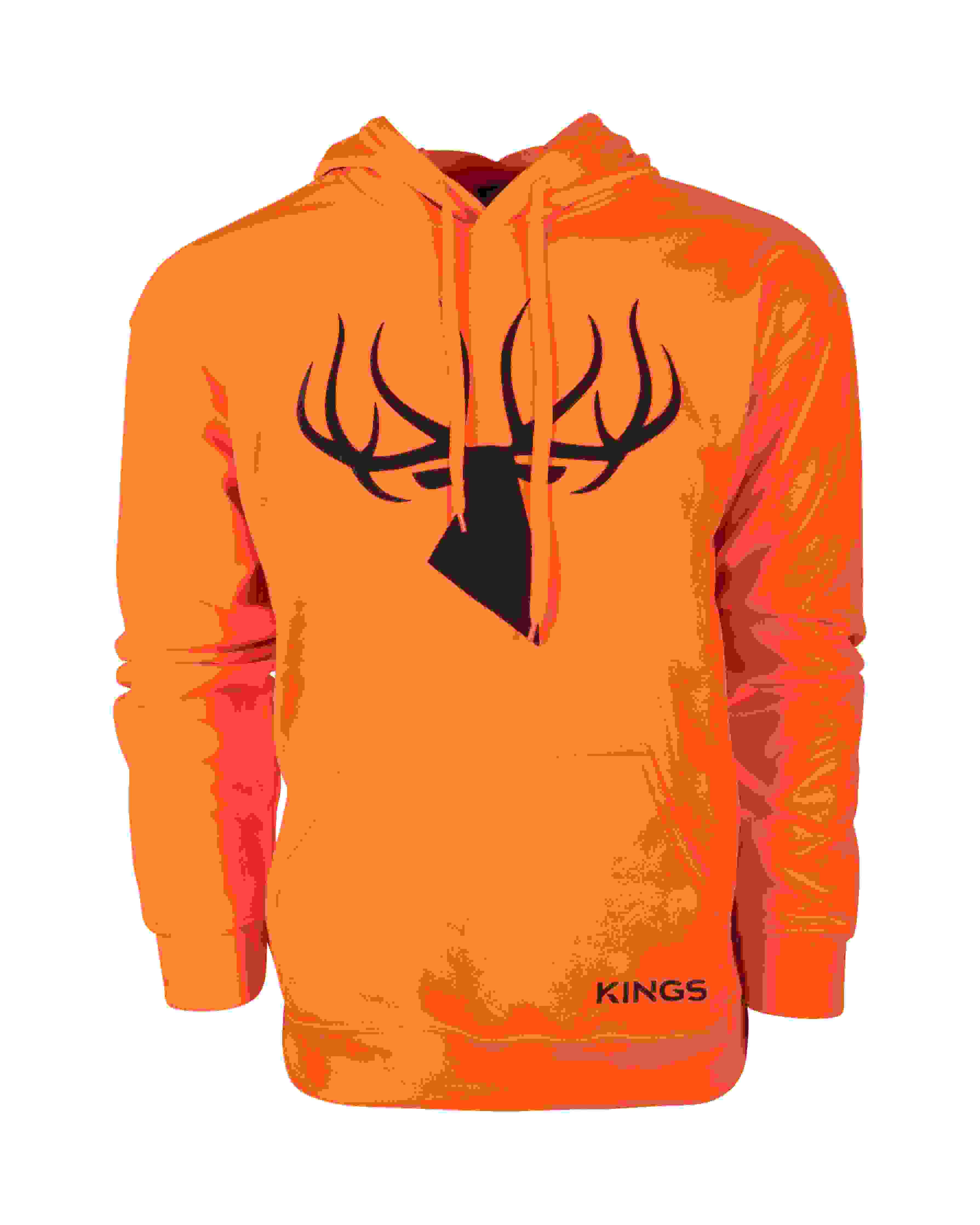 Blaze Orange Poly Hoodie – Blaze Orange Large Blaze Orange Poly Hoodie – Blaze Orange Large