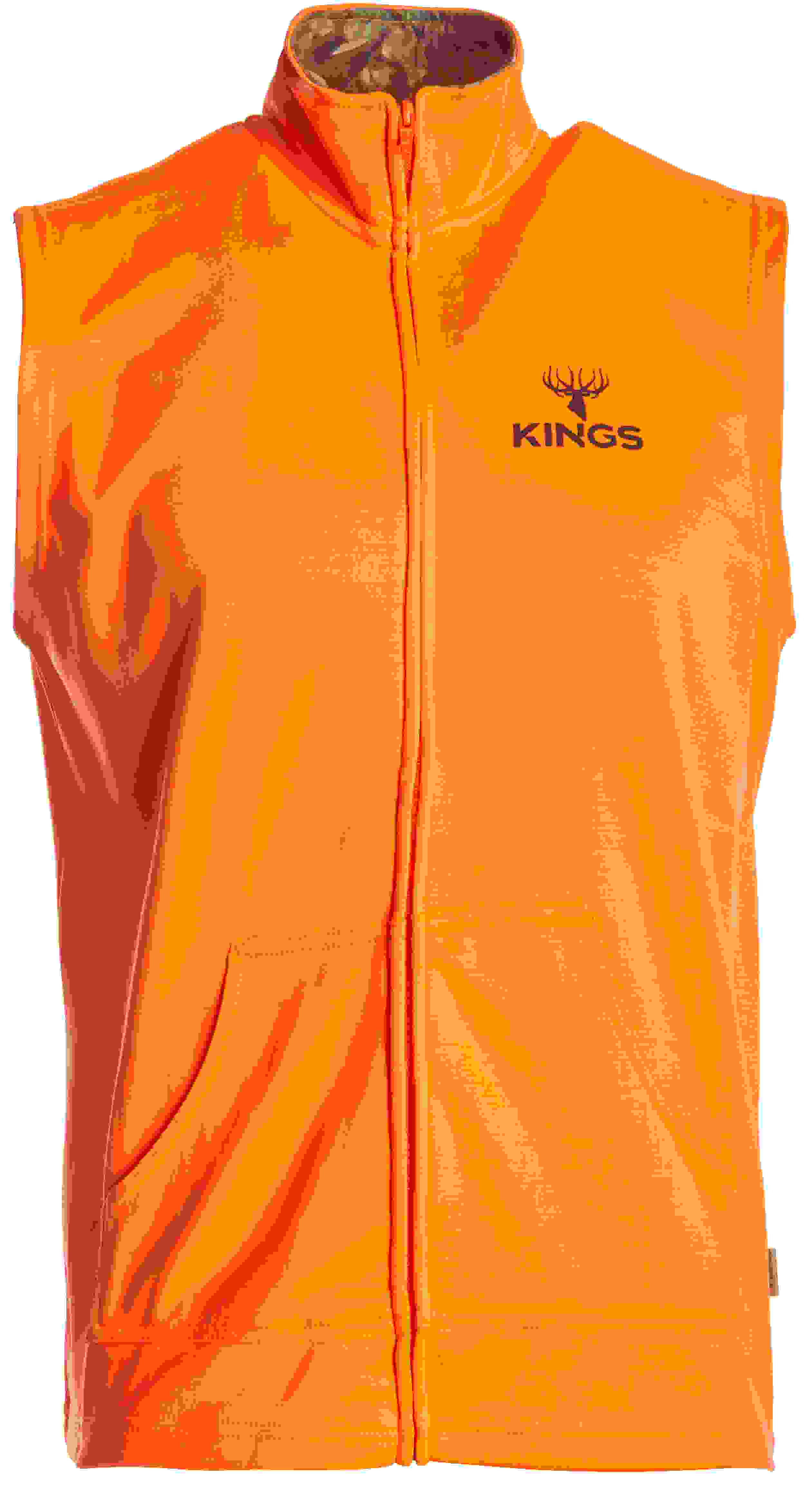 Blaze Orange Hunter Fleece Vest – Blaze Orange Medium Blaze Orange Hunter Fleece Vest – Blaze Orange Medium