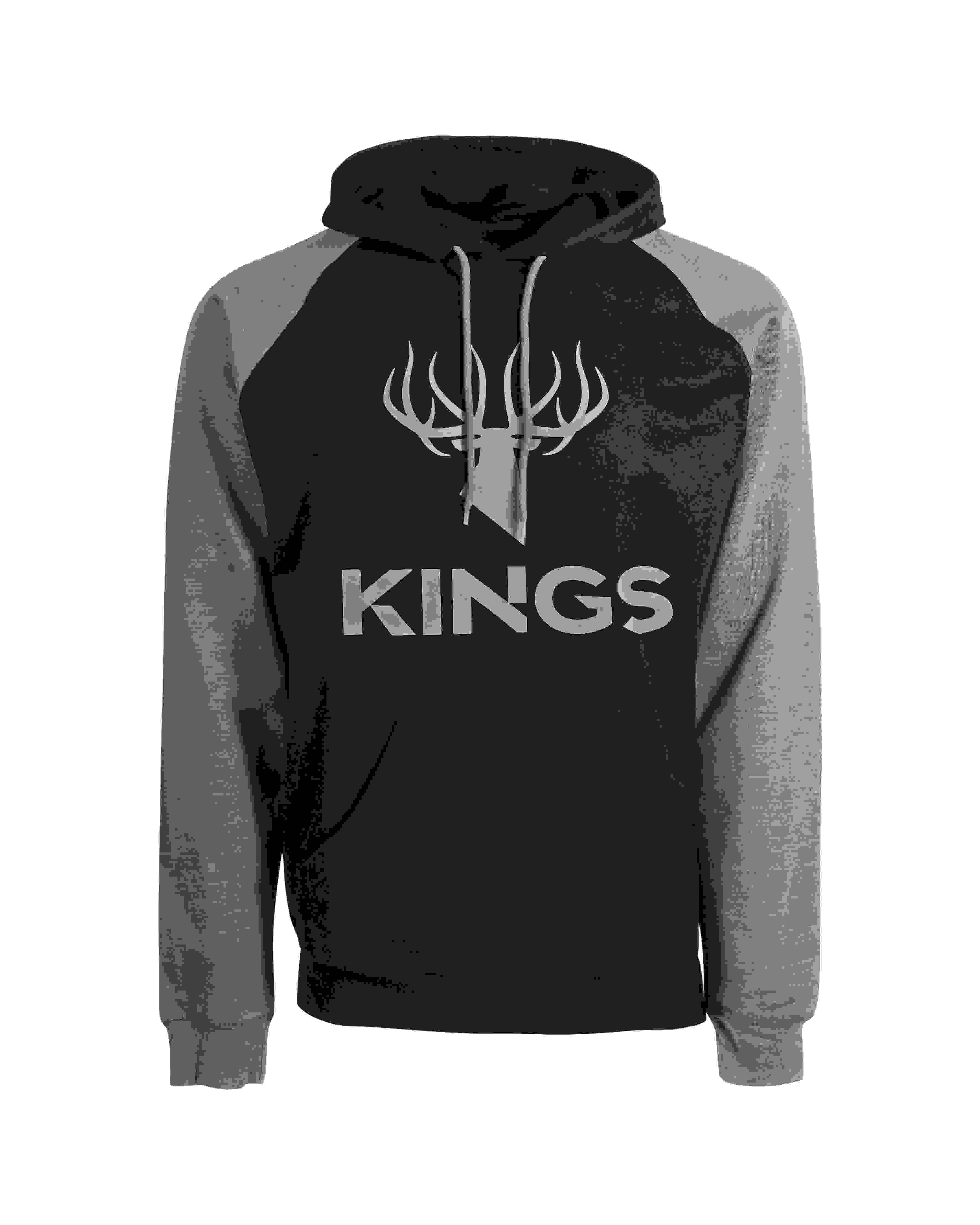 Triblend Logo Hoodie – BlackGrey Triblend Logo Hoodie – BlackGrey