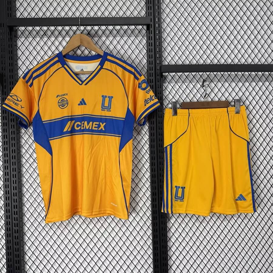 Kid’s Tigres UANL Home Kit – Jersey+Shorts – # Kid’s Tigres UANL Home Kit – Jersey+Shorts – #
