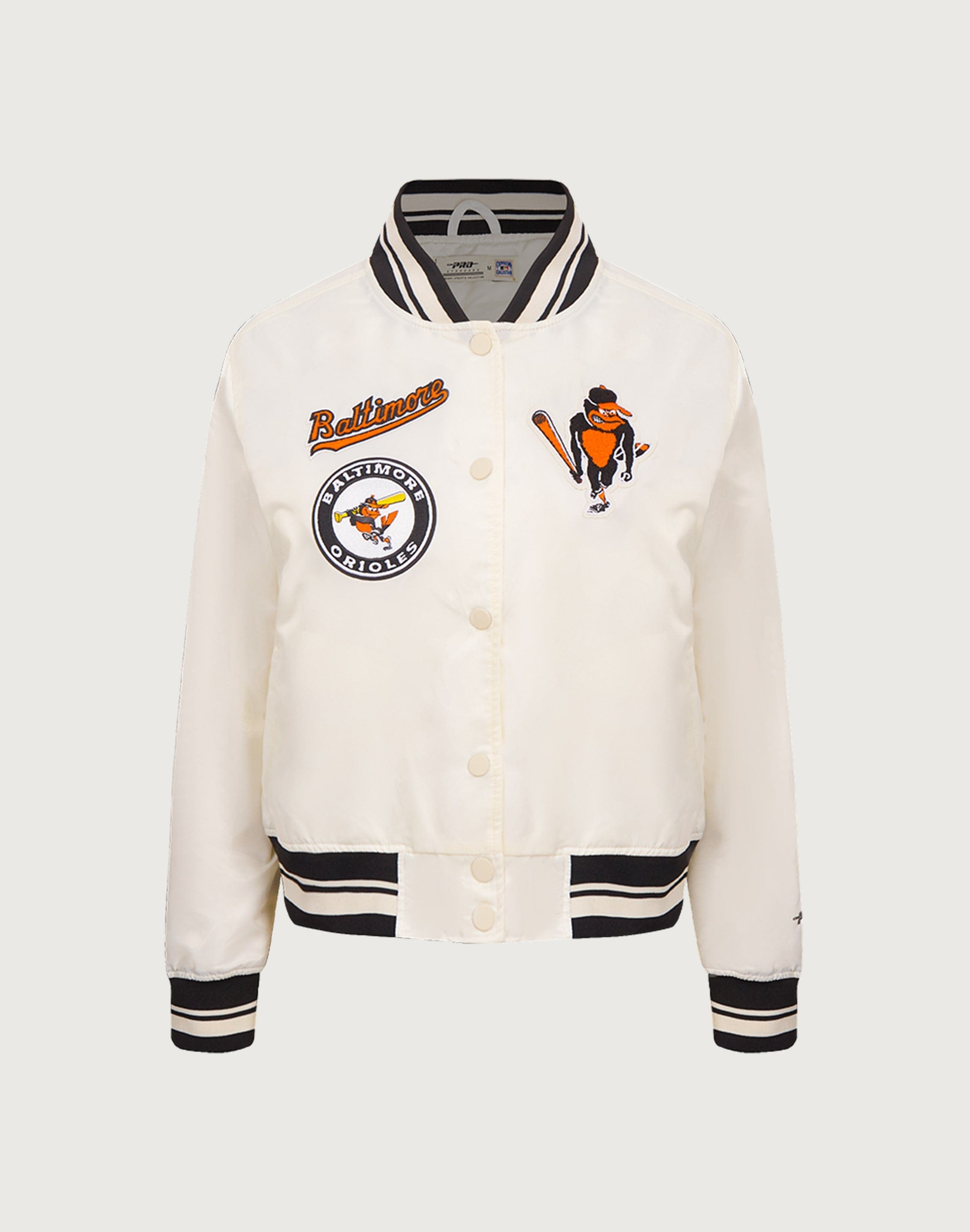 Pro Standard MLB Baltimore Orioles Retro Classic Rib Satin Jacket Pro Standard MLB Baltimore Orioles Retro Classic Rib Satin Jacket