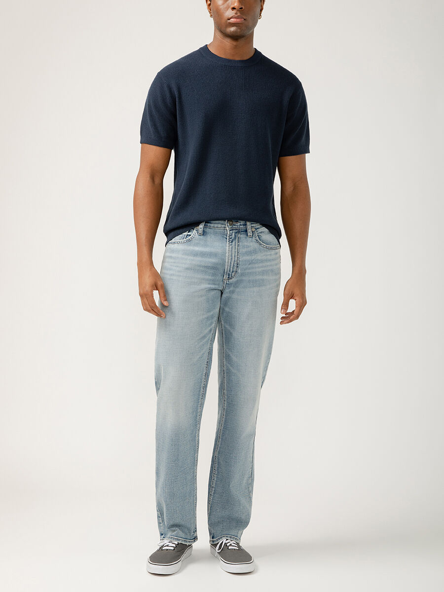 Men’s Grayson Classic Fit Straight Leg Luxe Heritage Jeans Indigo Size by Silver Jeans Men’s Grayson Classic Fit Straight Leg Luxe Heritage Jeans Indigo Size by Silver Jeans