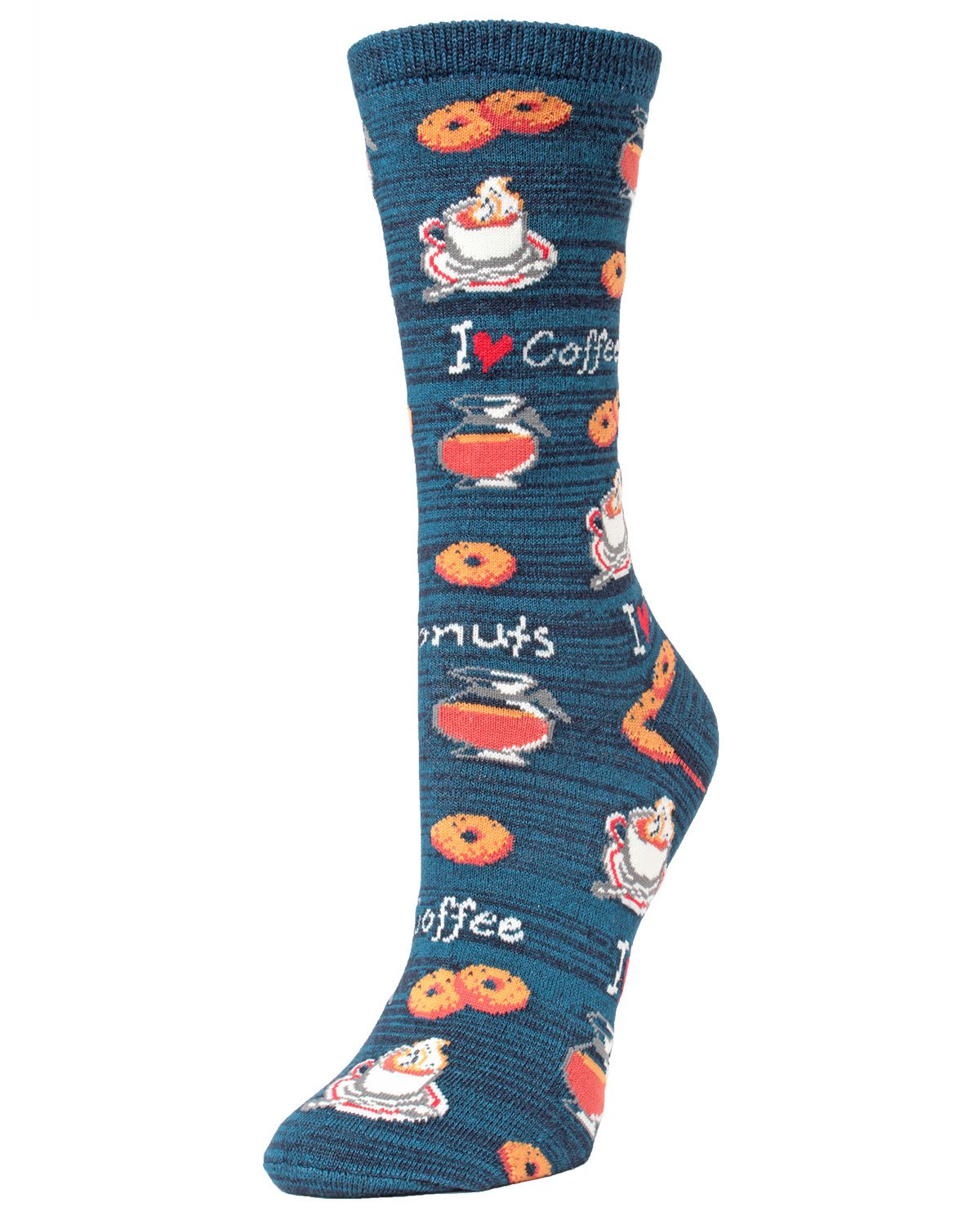 I Love Coffee Bamboo Blend Crew Socks – – Navy Blazer I Love Coffee Bamboo Blend Crew Socks – – Navy Blazer